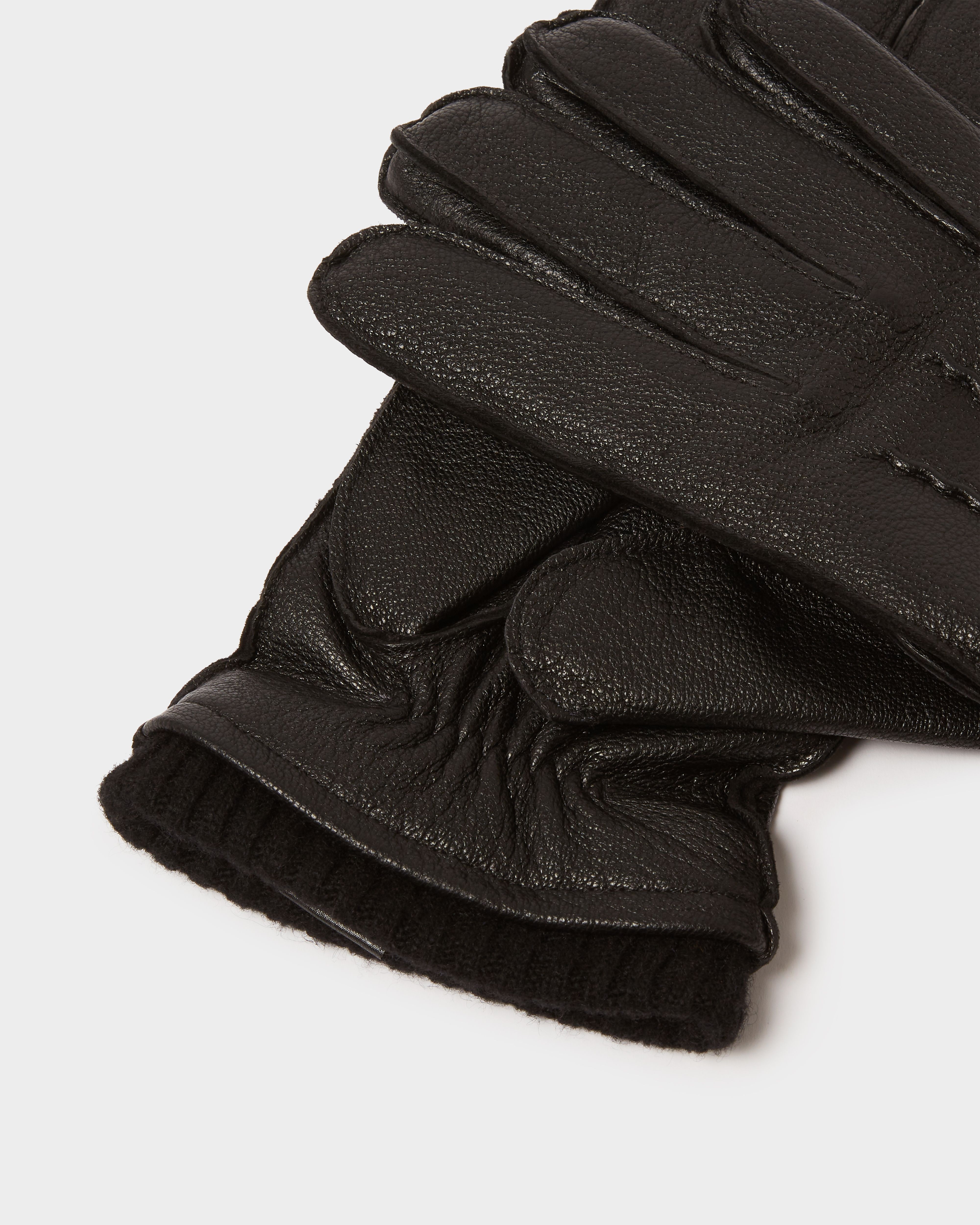 Image number 5 of The Alfie Leather Gloves in Black