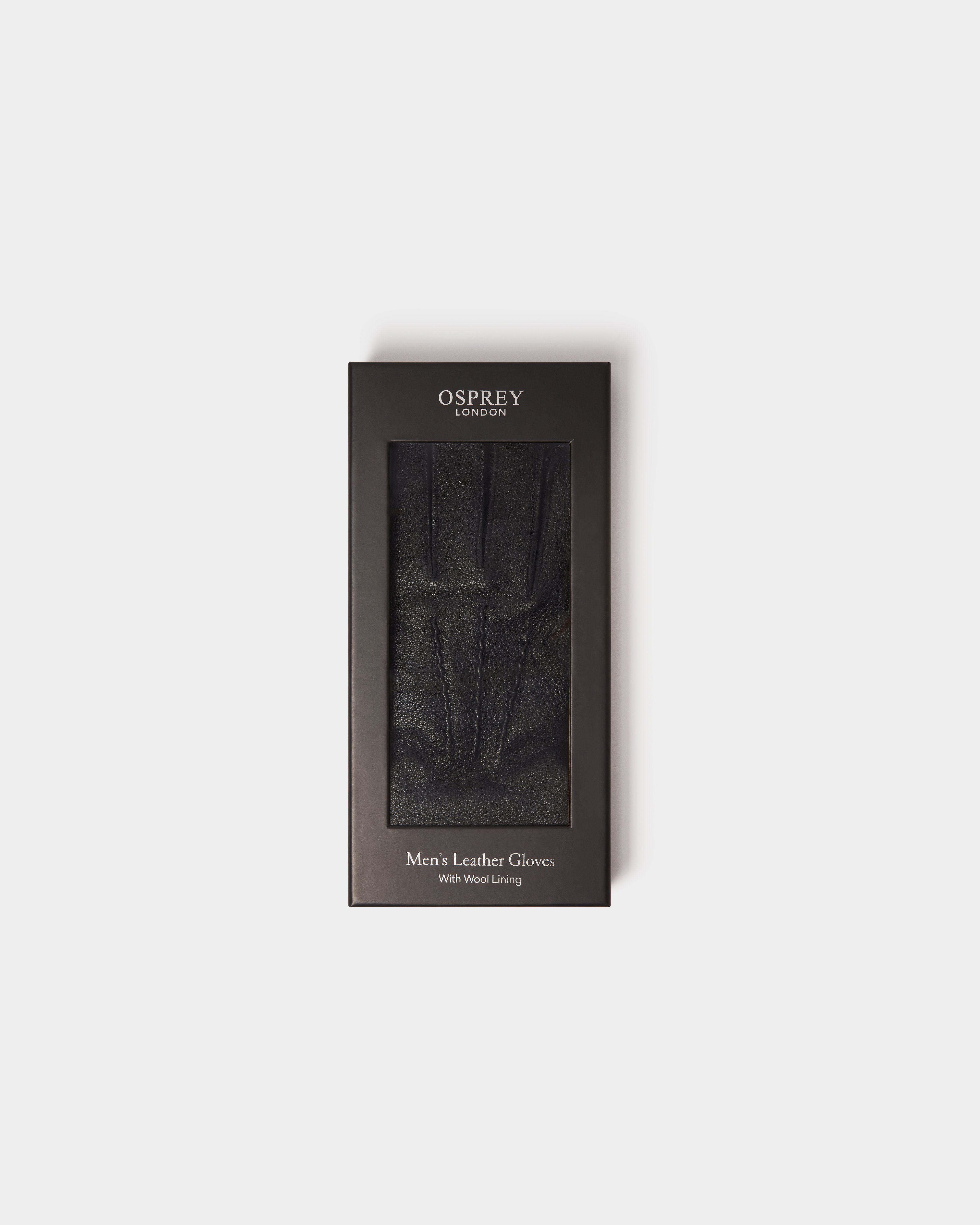 The Alfie Leather Gloves in Black