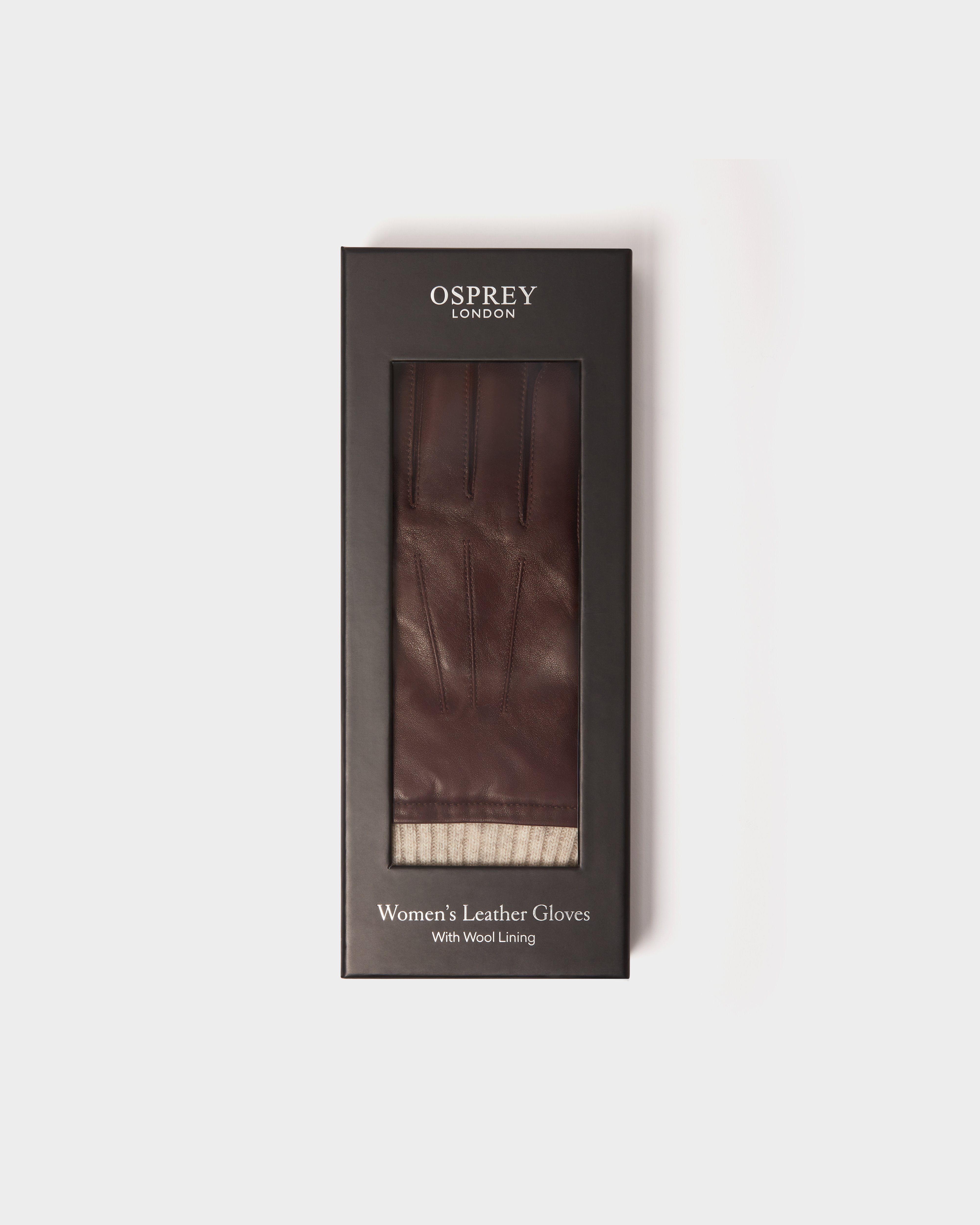 The Ada Leather Gloves in Cognac