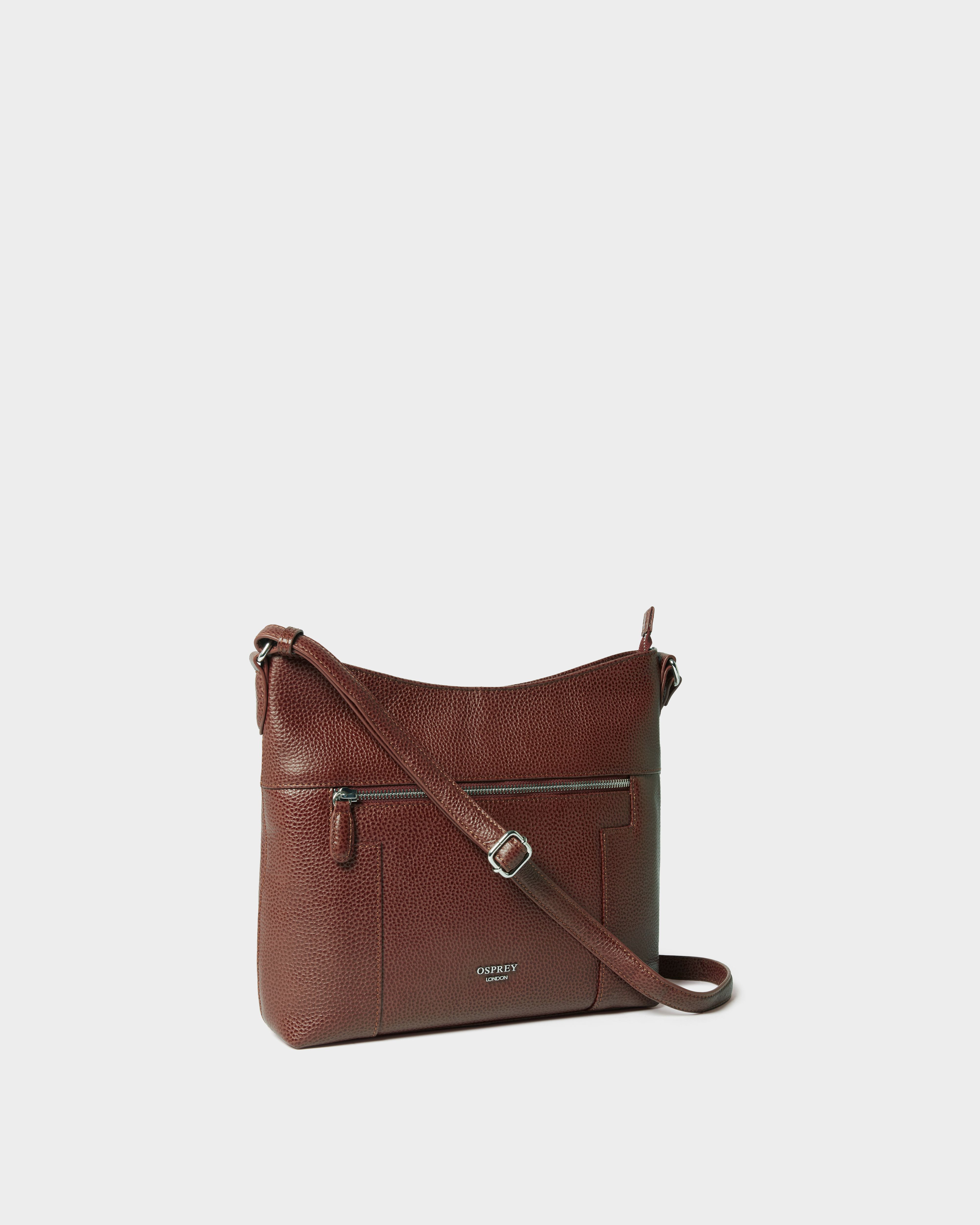 Image number 2 of The Darcey Leather Crossbody in Tan