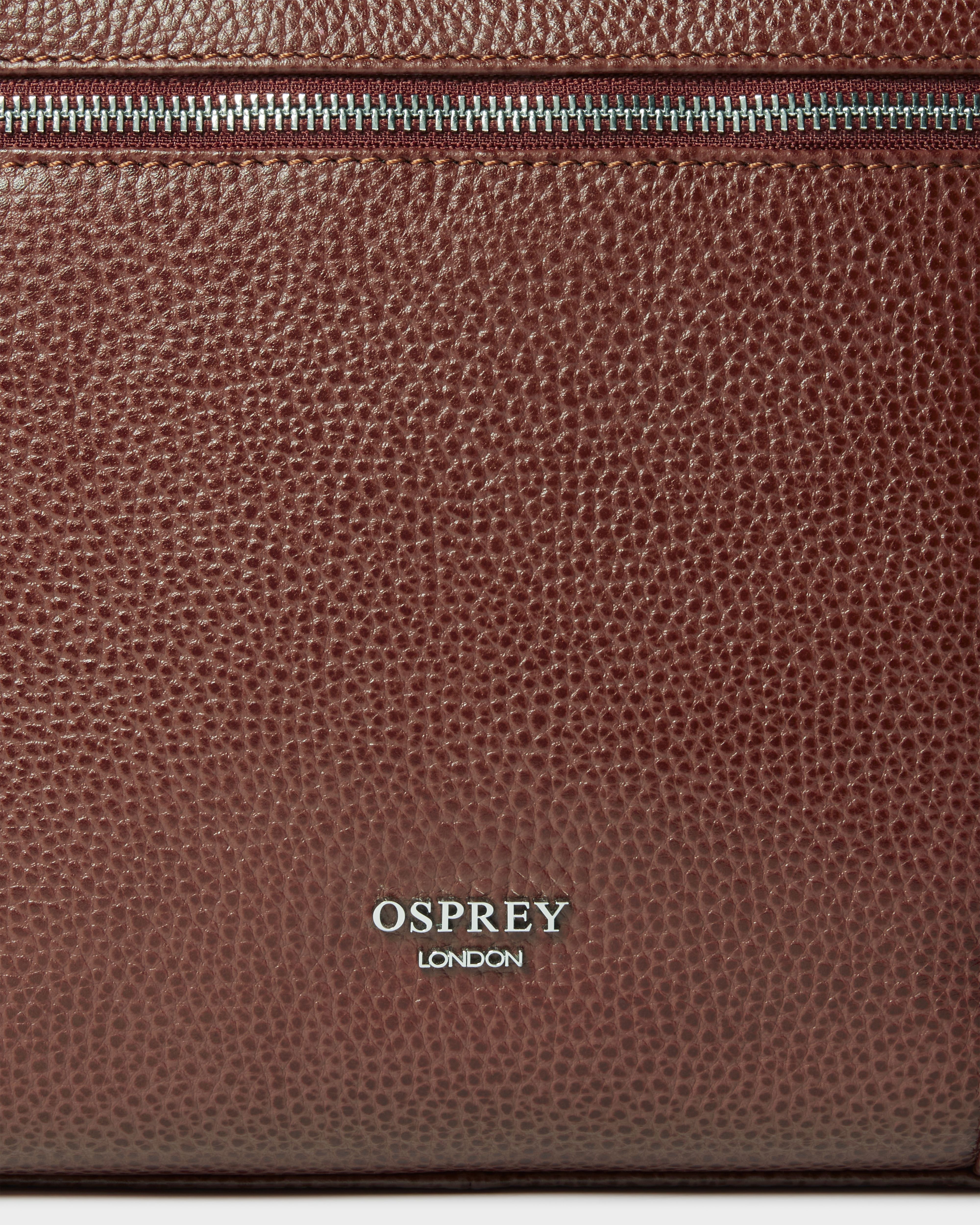 Image number 5 of The Darcey Leather Crossbody in Tan