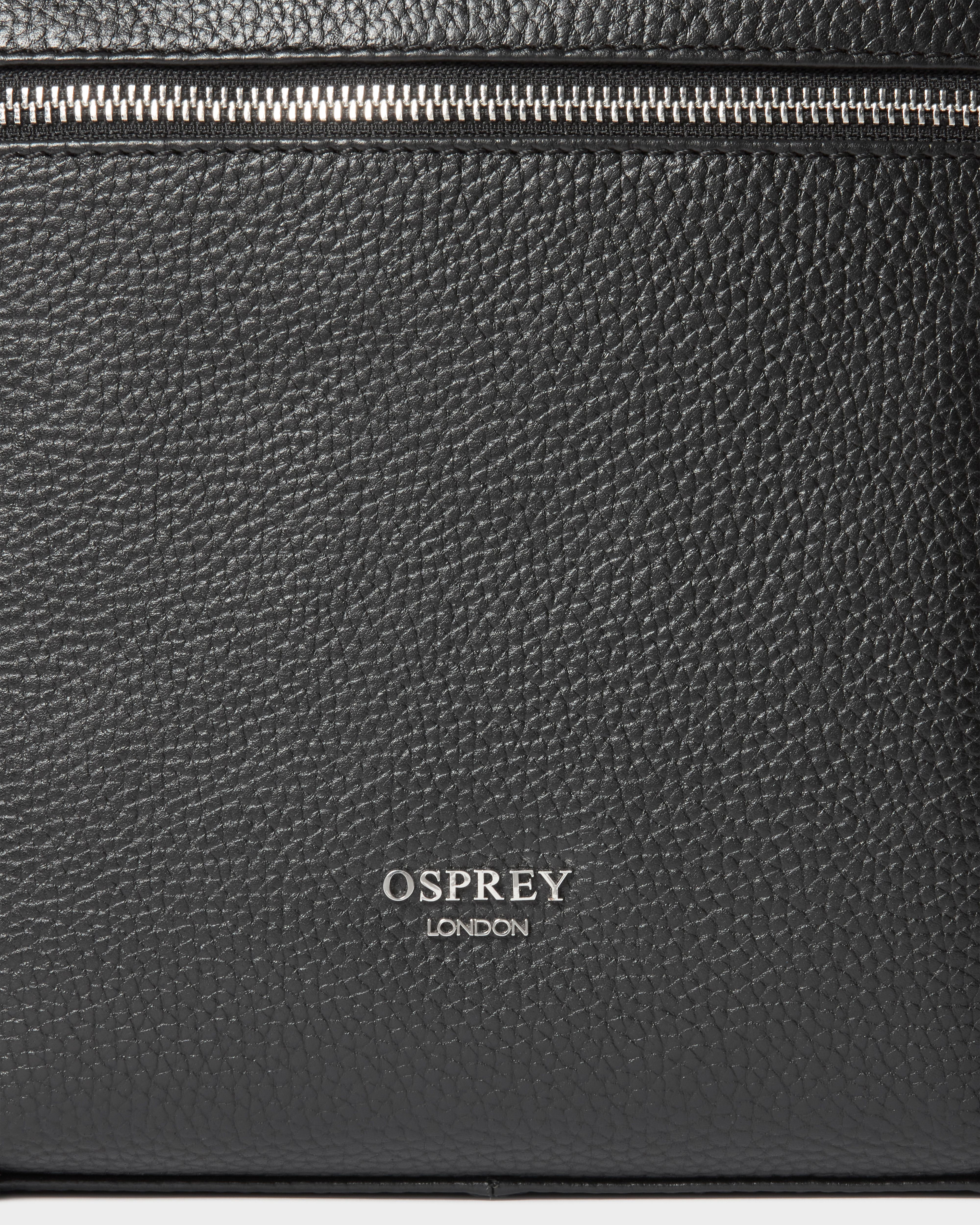 Image number 5 of The Darcey Leather Crossbody in Black
