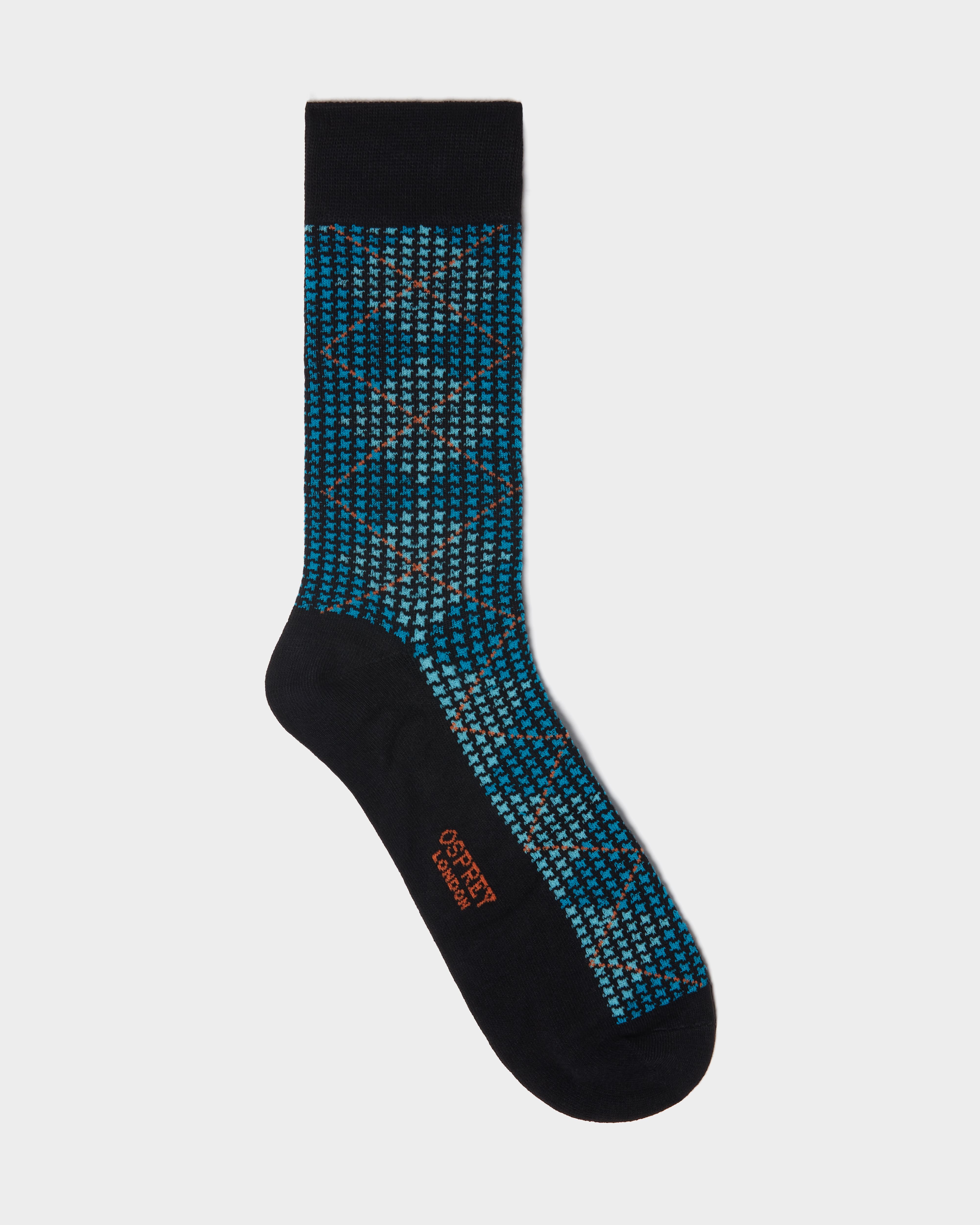 Image number 3 of Mens Bamboo Boxed Socks Set of 3 in Blue Multi