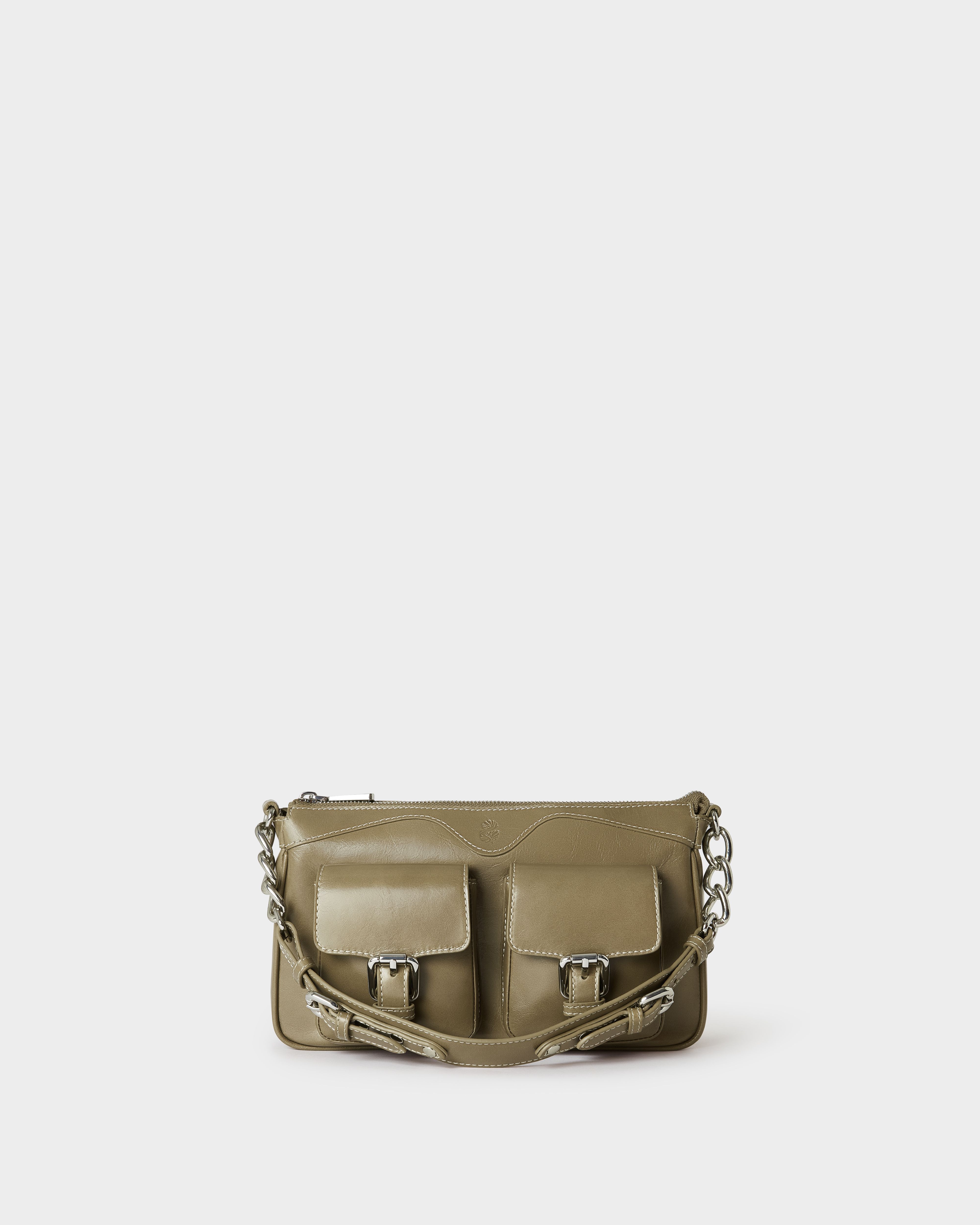 Image number 2 of The Cali Shoulder Bag in Taupe
