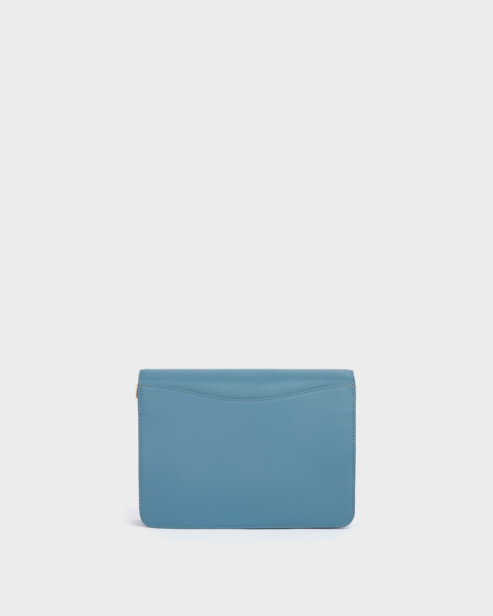 Image number 6 of The Margot Leather Crossbody Bag in Blue
