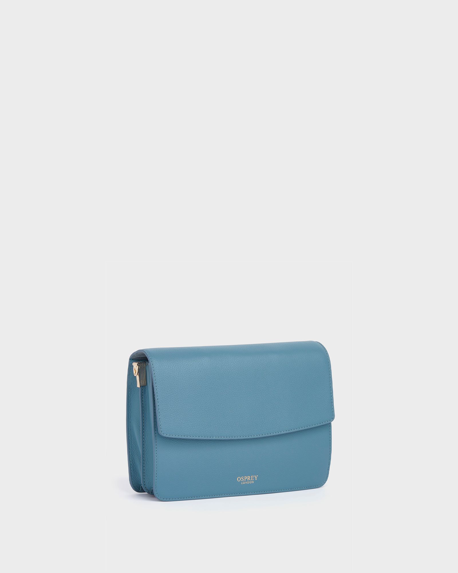 Image number 4 of The Margot Leather Crossbody Bag in Blue