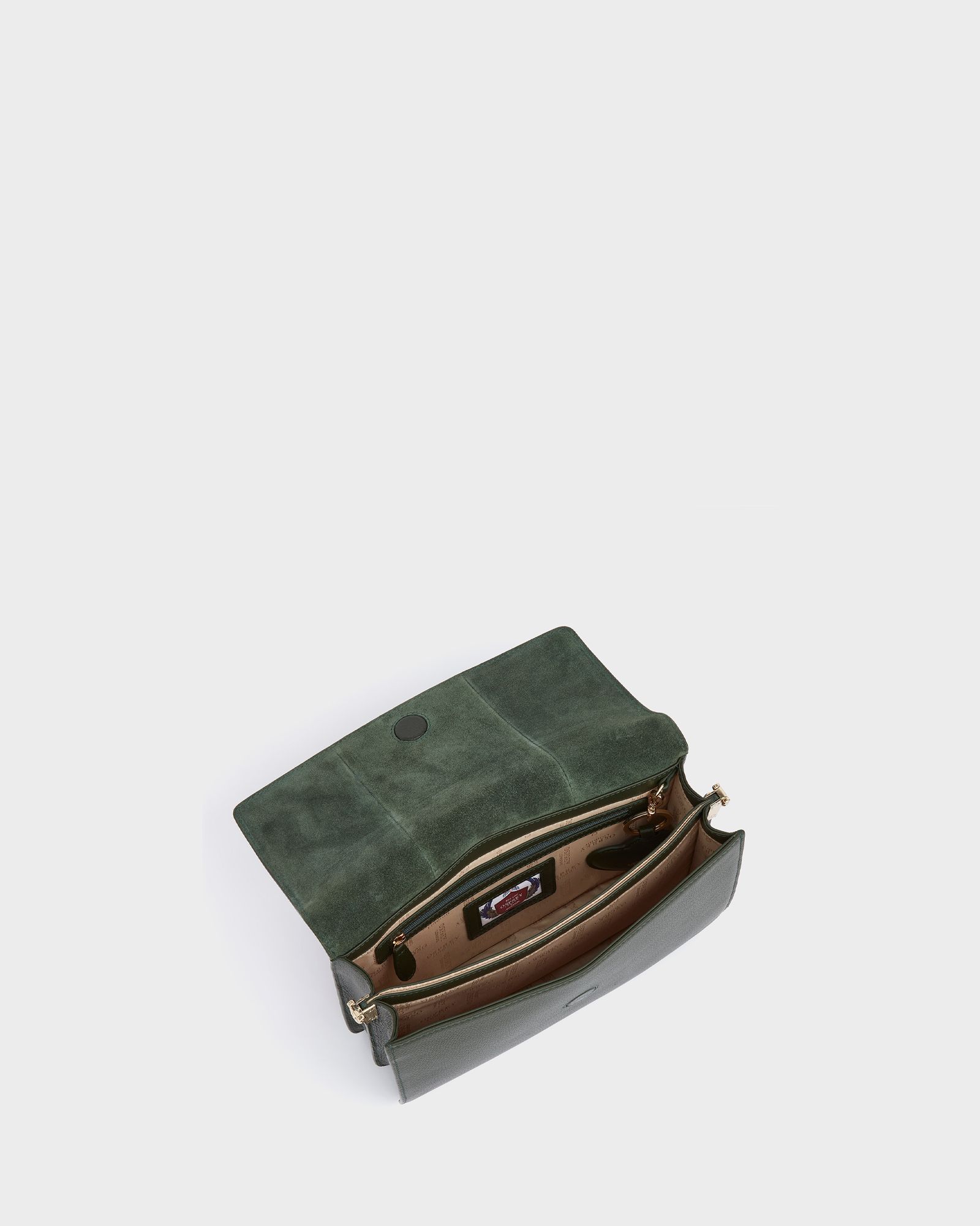 Image number 5 of The Margot Leather Crossbody Bag in Forest