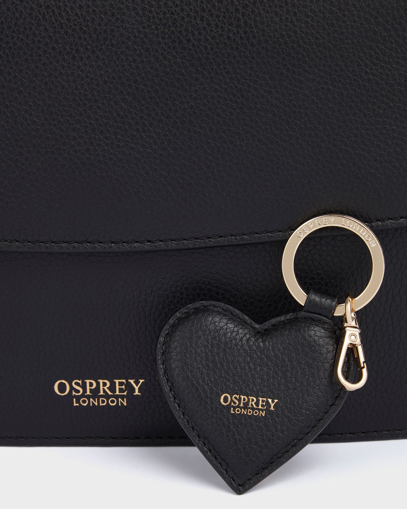 Image number 7 of The Margot Leather Crossbody Bag in Black