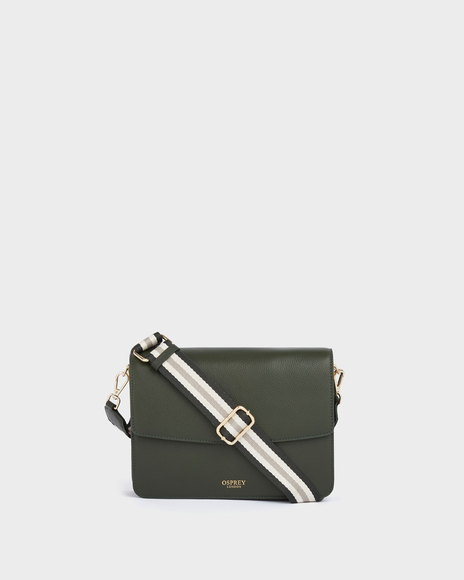 Image number 3 of The Margot Leather Crossbody Bag in Forest