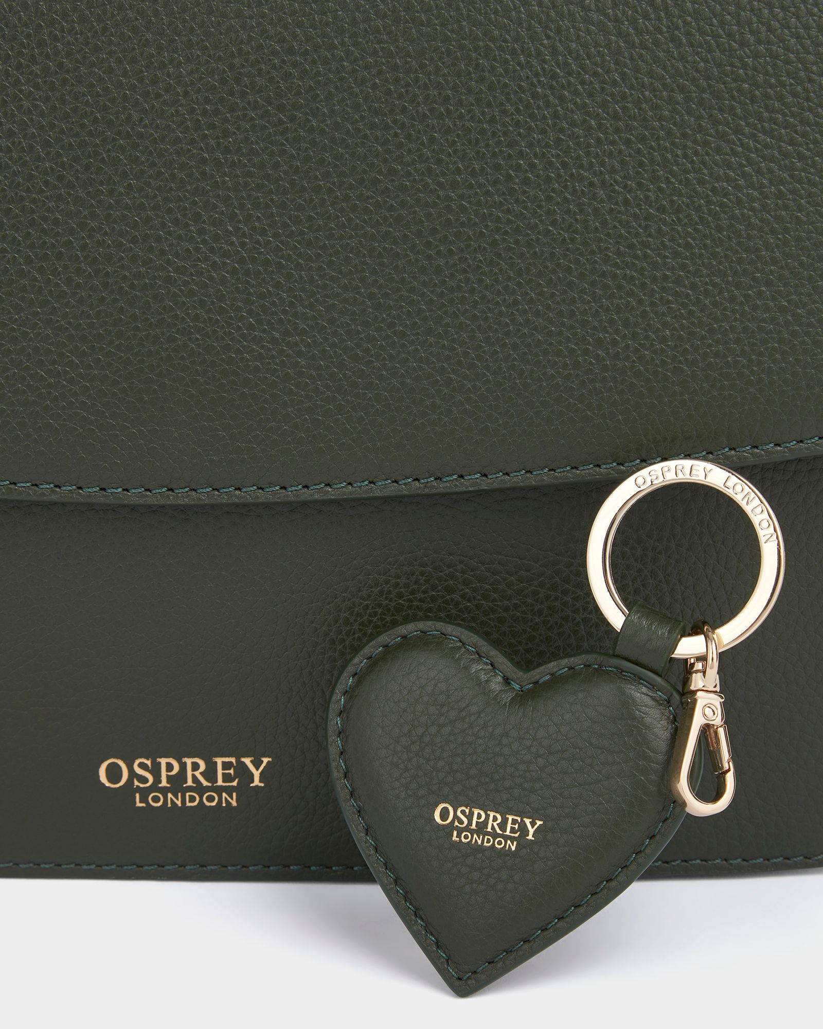 Image number 7 of The Margot Leather Crossbody Bag in Forest