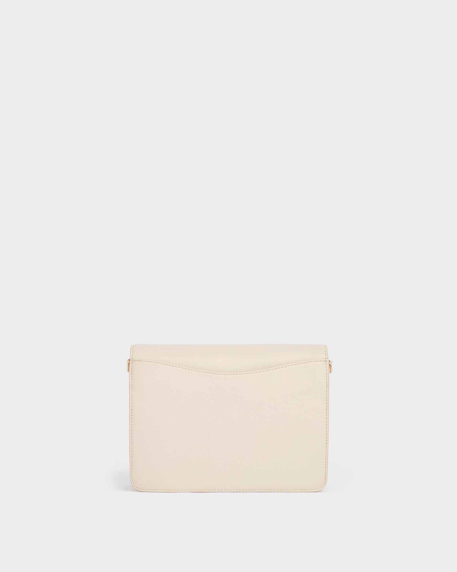 Image number 6 of The Margot Leather Crossbody Bag in Winter White