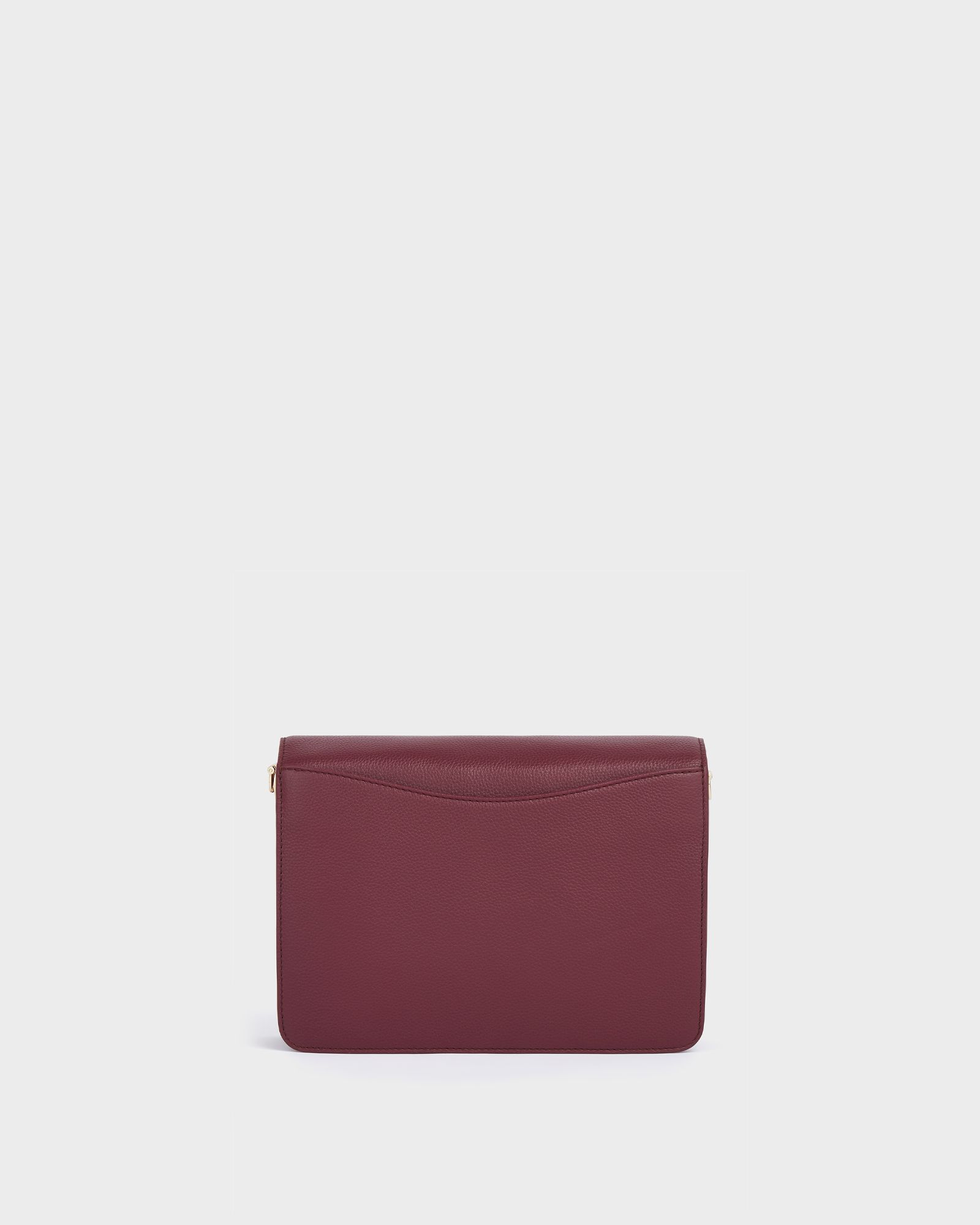 Image number 6 of The Margot Leather Crossbody Bag in Bordeaux