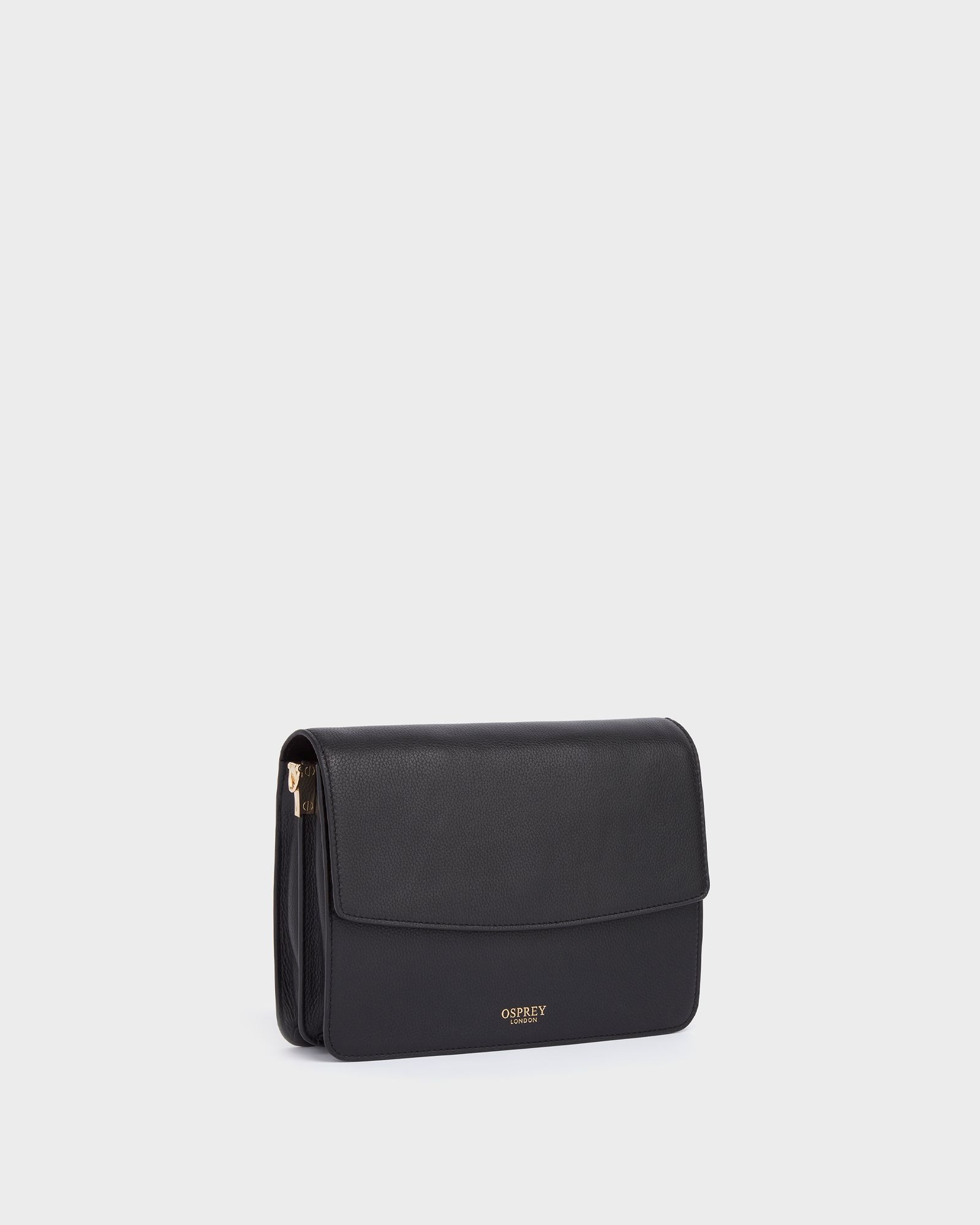Image number 4 of The Margot Leather Crossbody Bag in Black