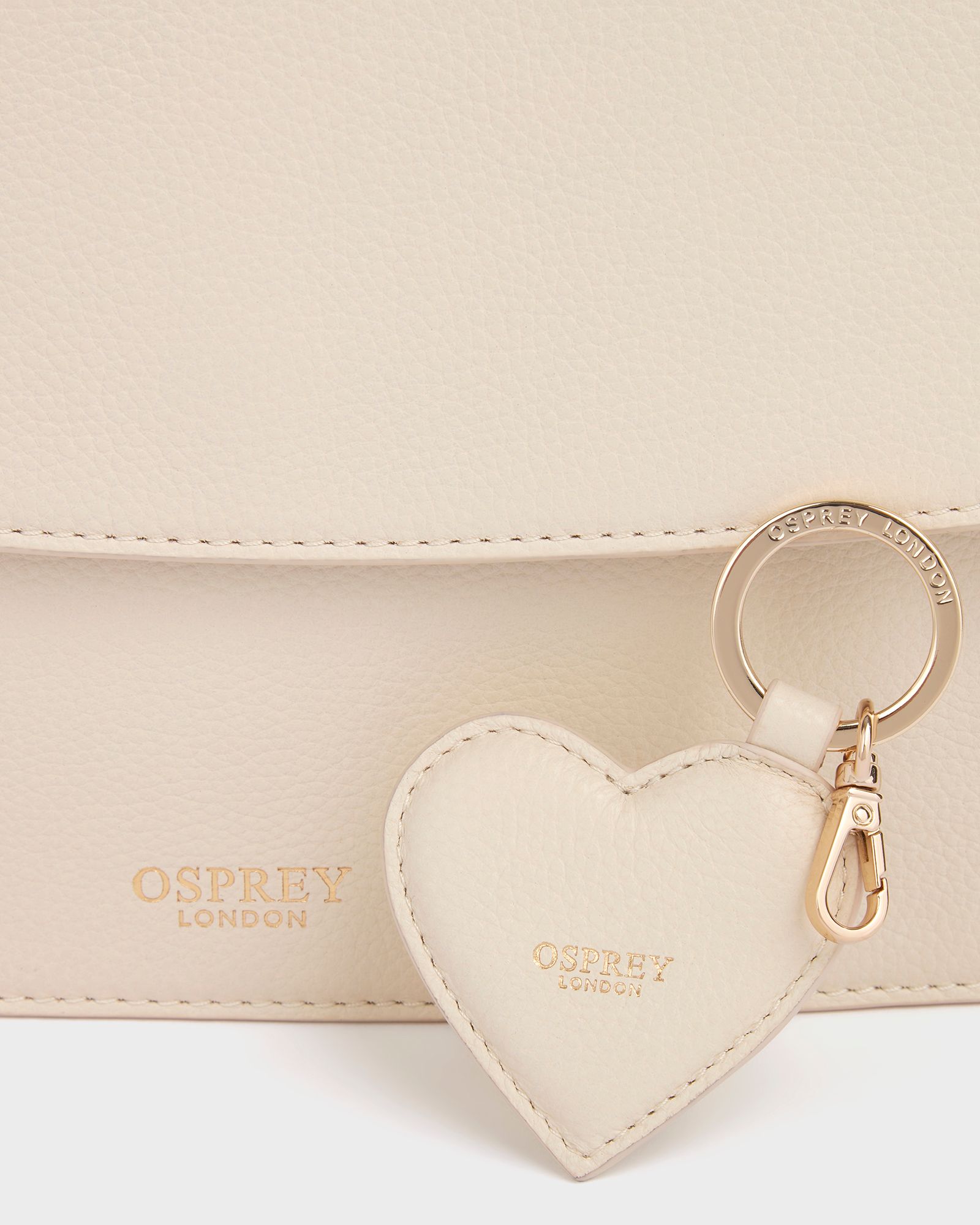 Image number 7 of The Margot Leather Crossbody Bag in Winter White