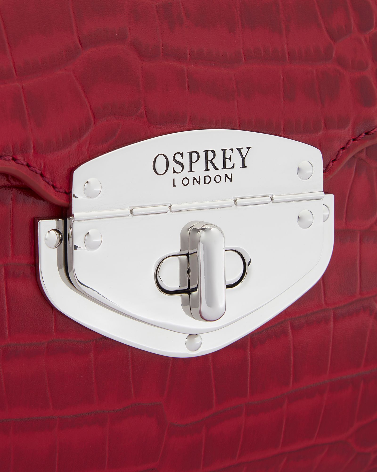 Image number 6 of The Belmont Leather Convertible Clutch in Bordeaux