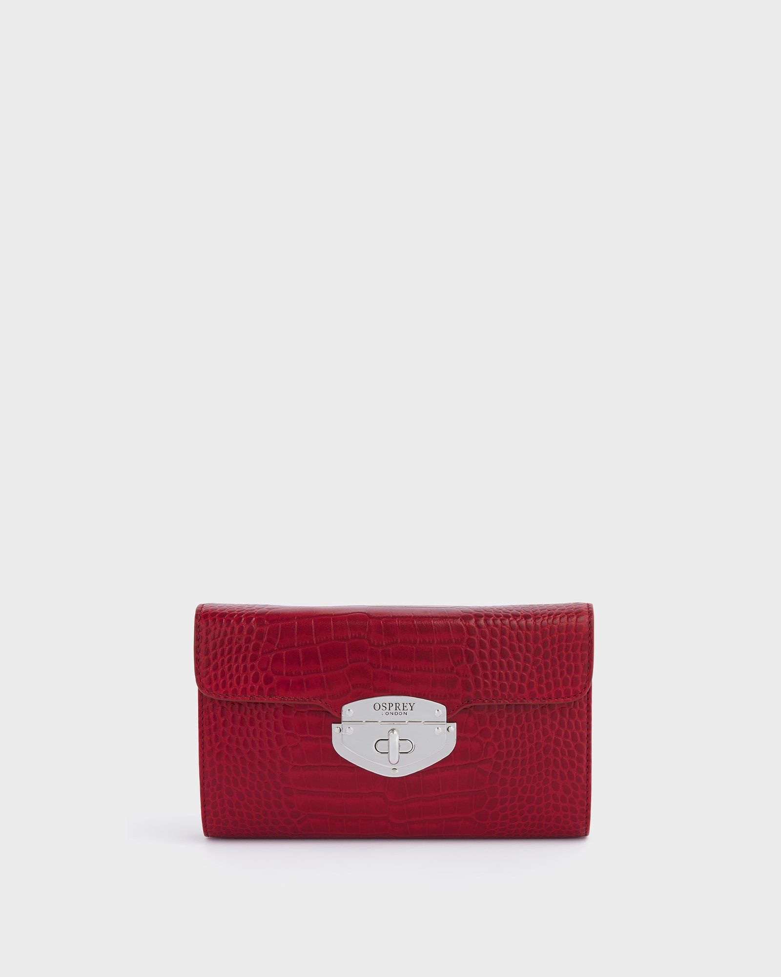 The Belmont Leather Convertible Clutch in Bordeaux