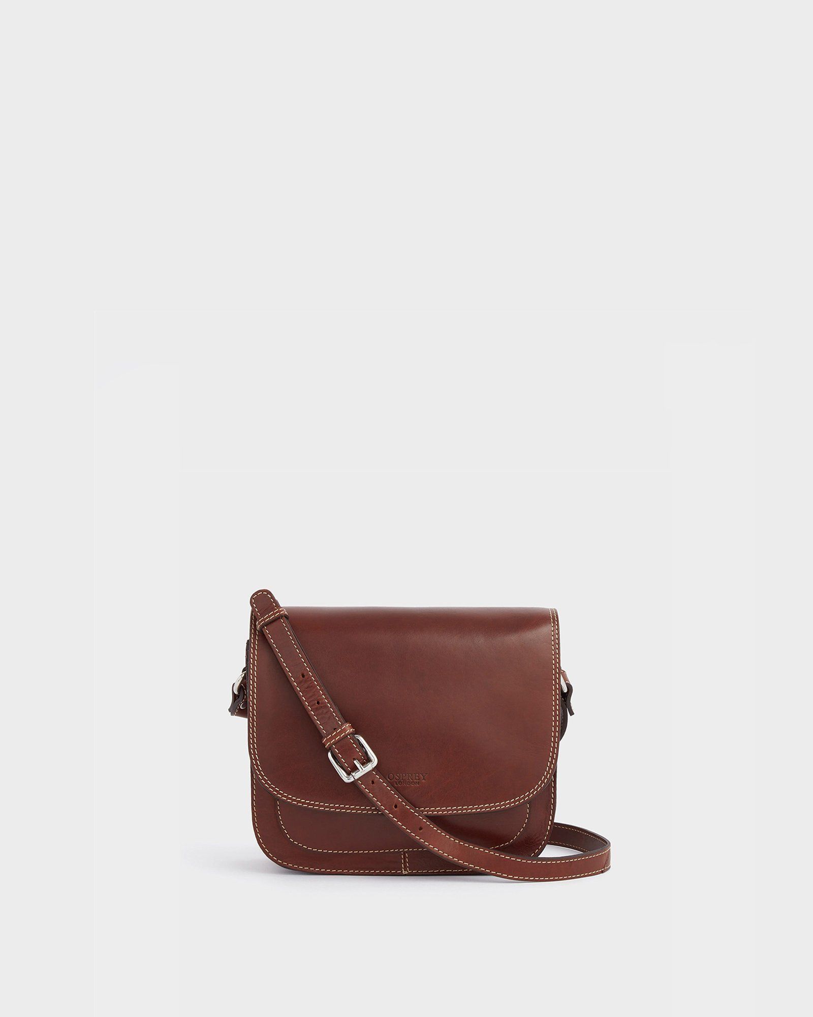 The Madden Leather Cross Body in Chestnut
