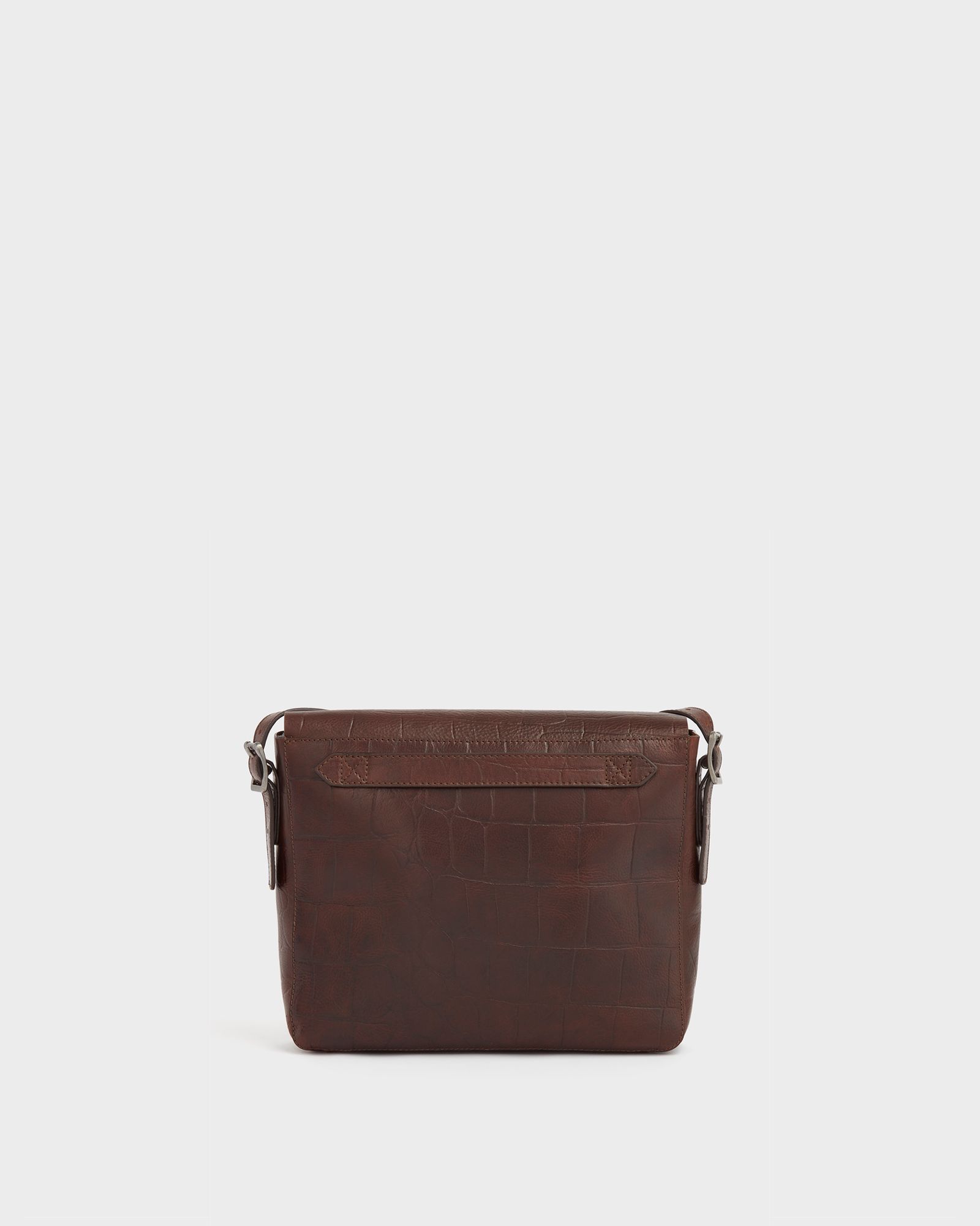 Image number 4 of The Brixton Leather Satchel in Cognac