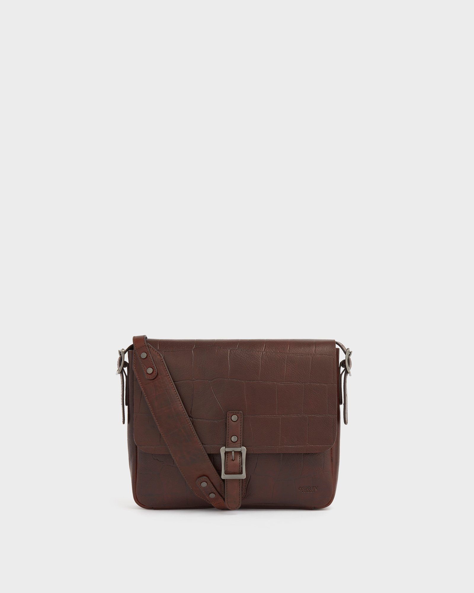 Image number 1 of The Brixton Leather Satchel in Cognac