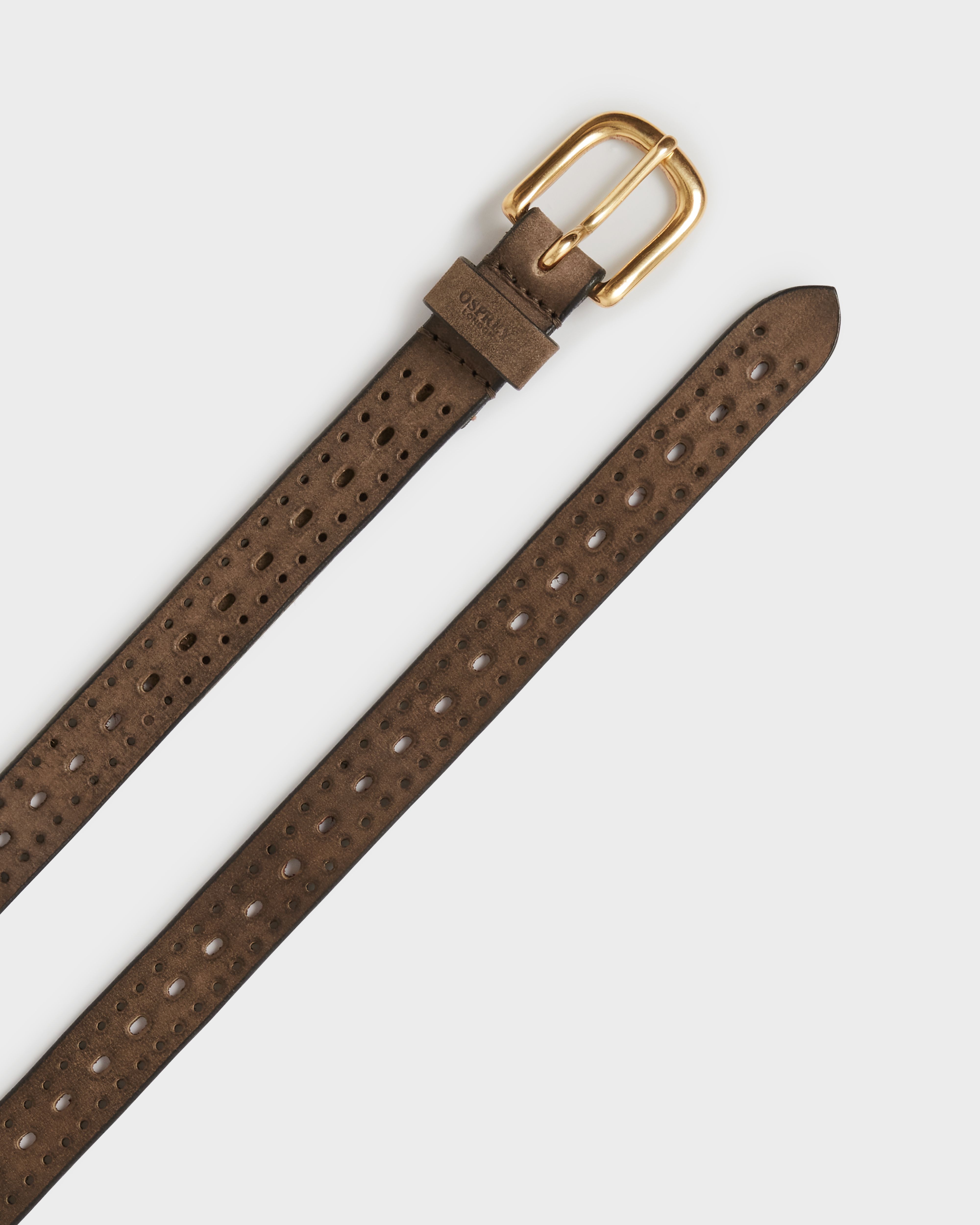 Image number 3 of The Laguna Leather Belt in Cognac