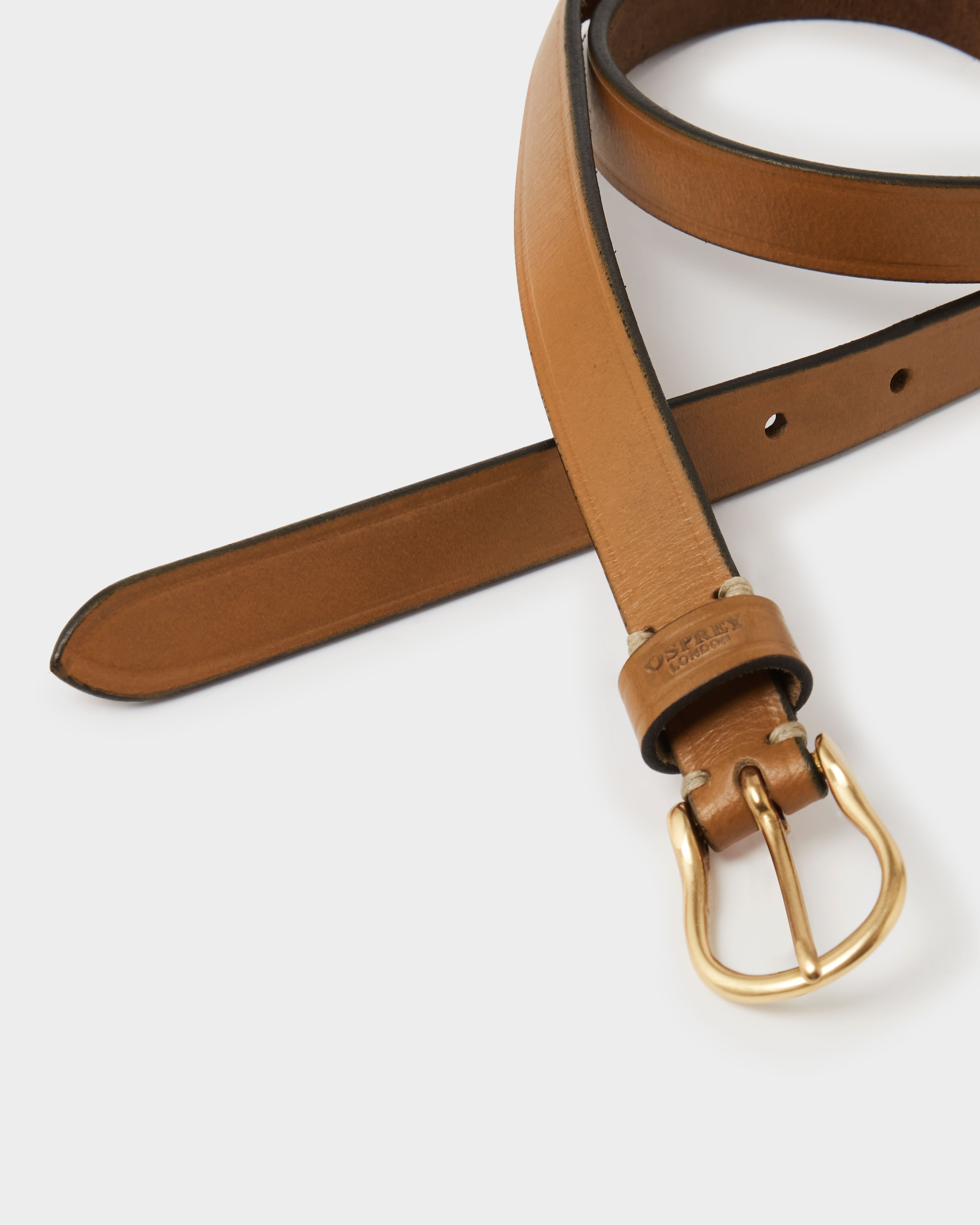 Image number 2 of The San Jose Leather Belt in Tan