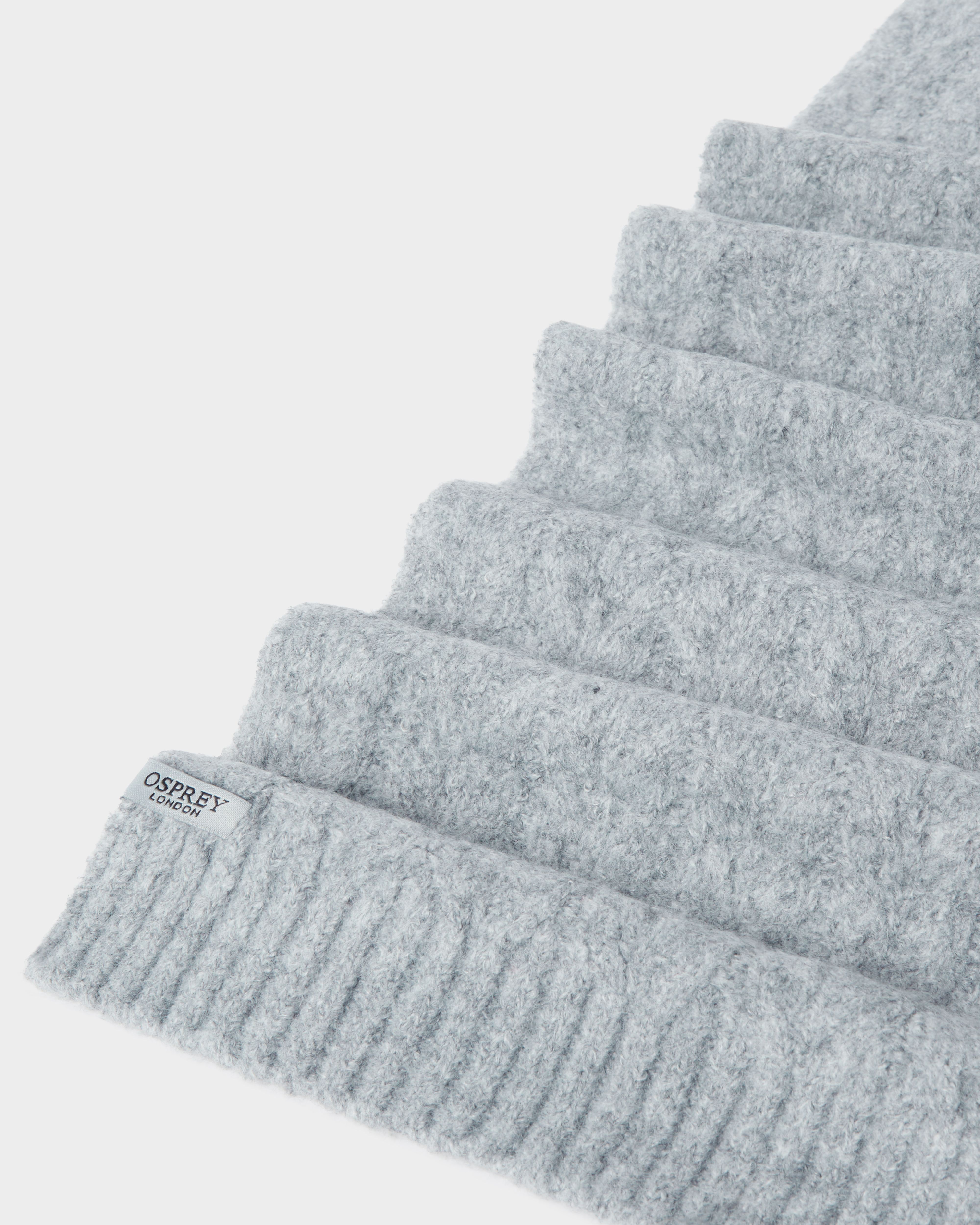 Image number 3 of The Heathfield Scarf in Silver Grey