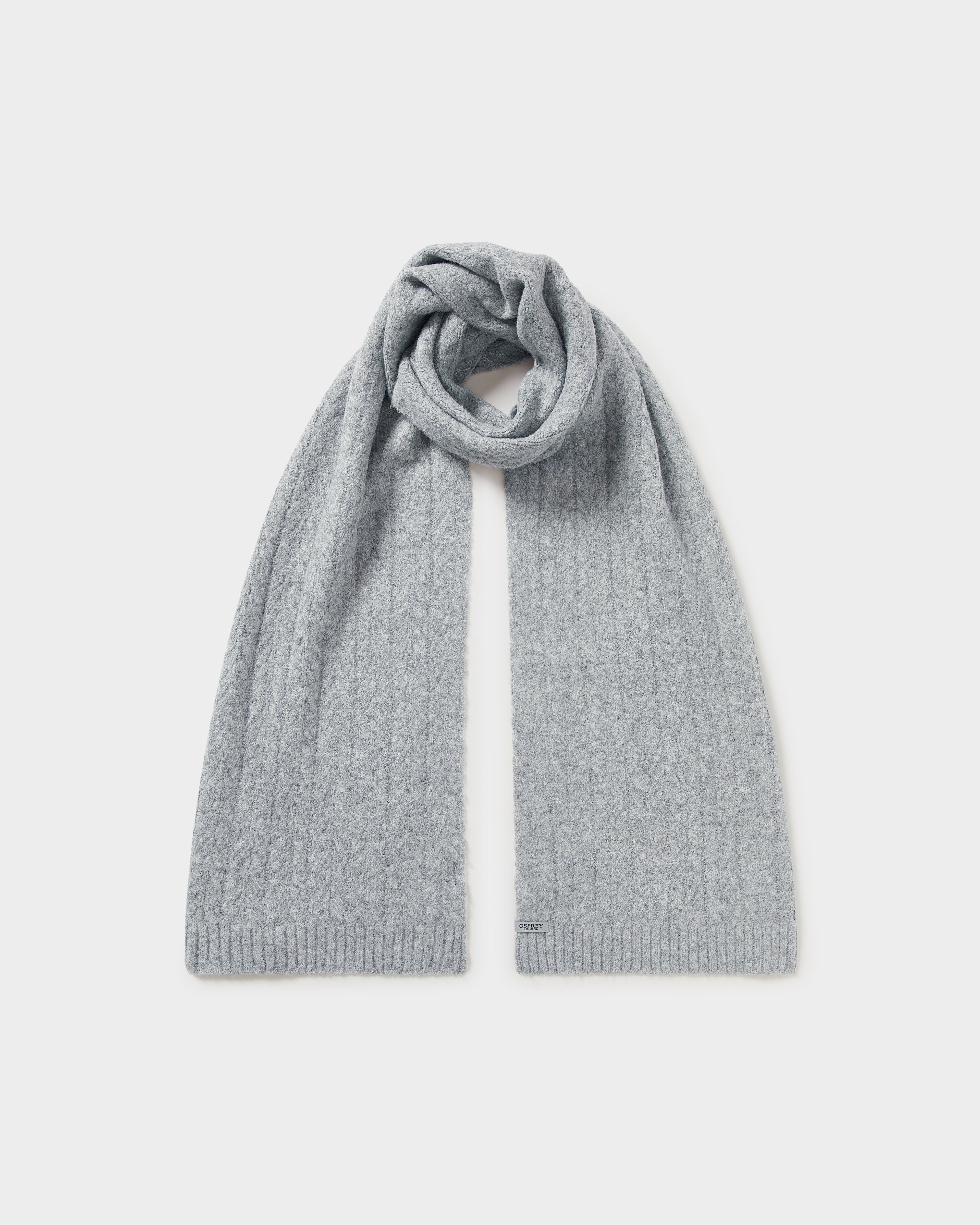 The Heathfield Scarf in Silver Grey
