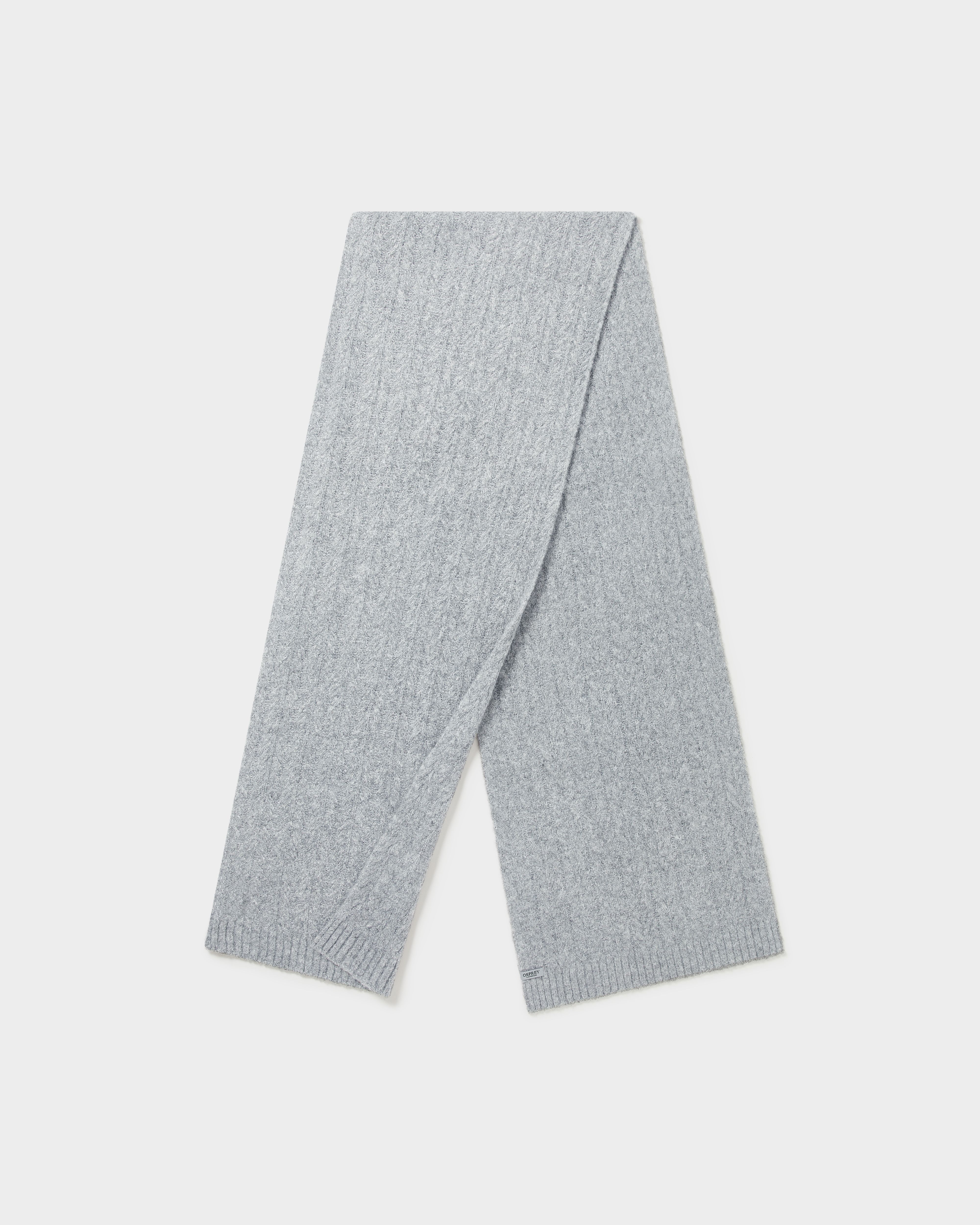 Image number 2 of The Heathfield Scarf in Silver Grey