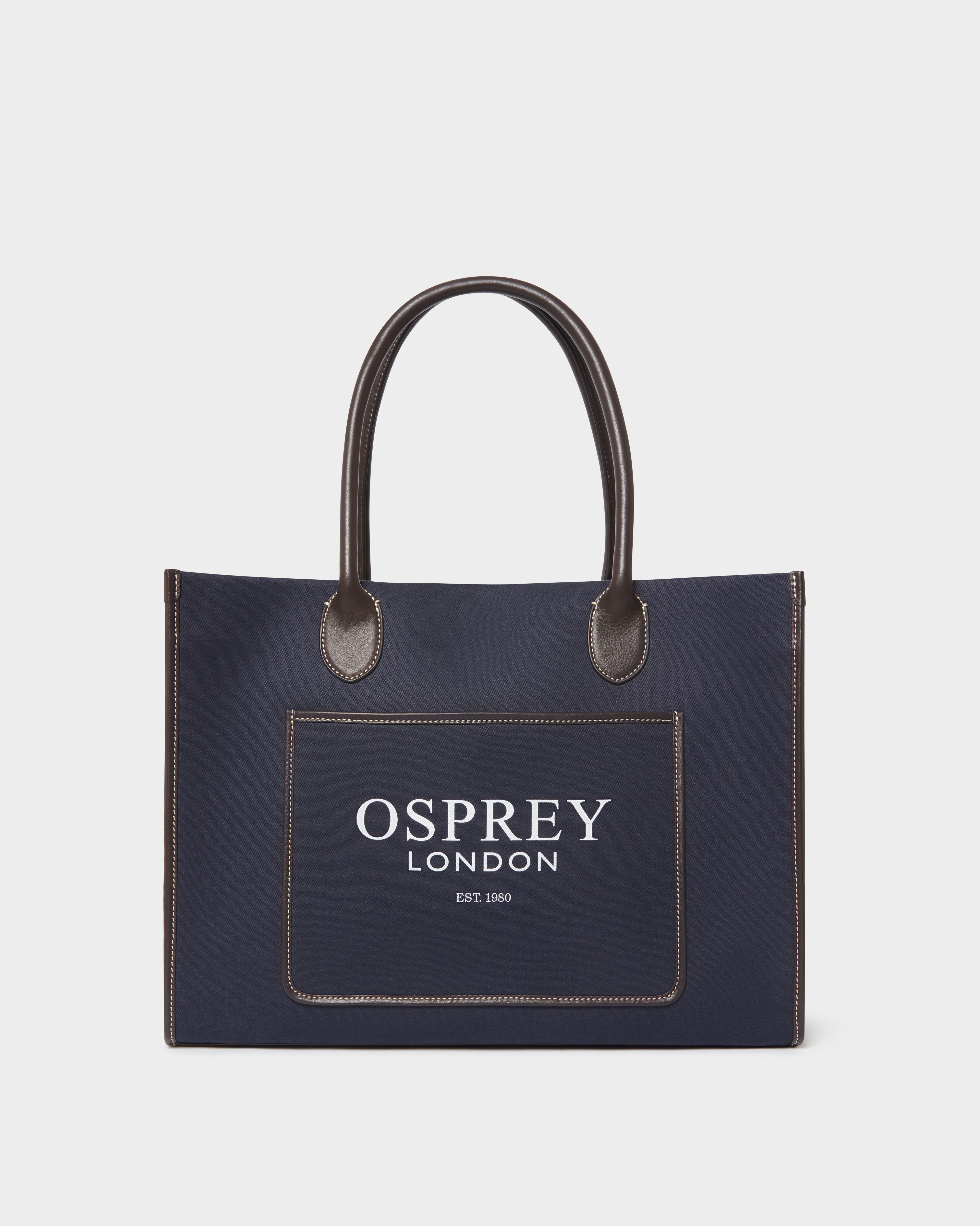 Image number 1 of The Great Gaddesden Canvas Tote in Navy