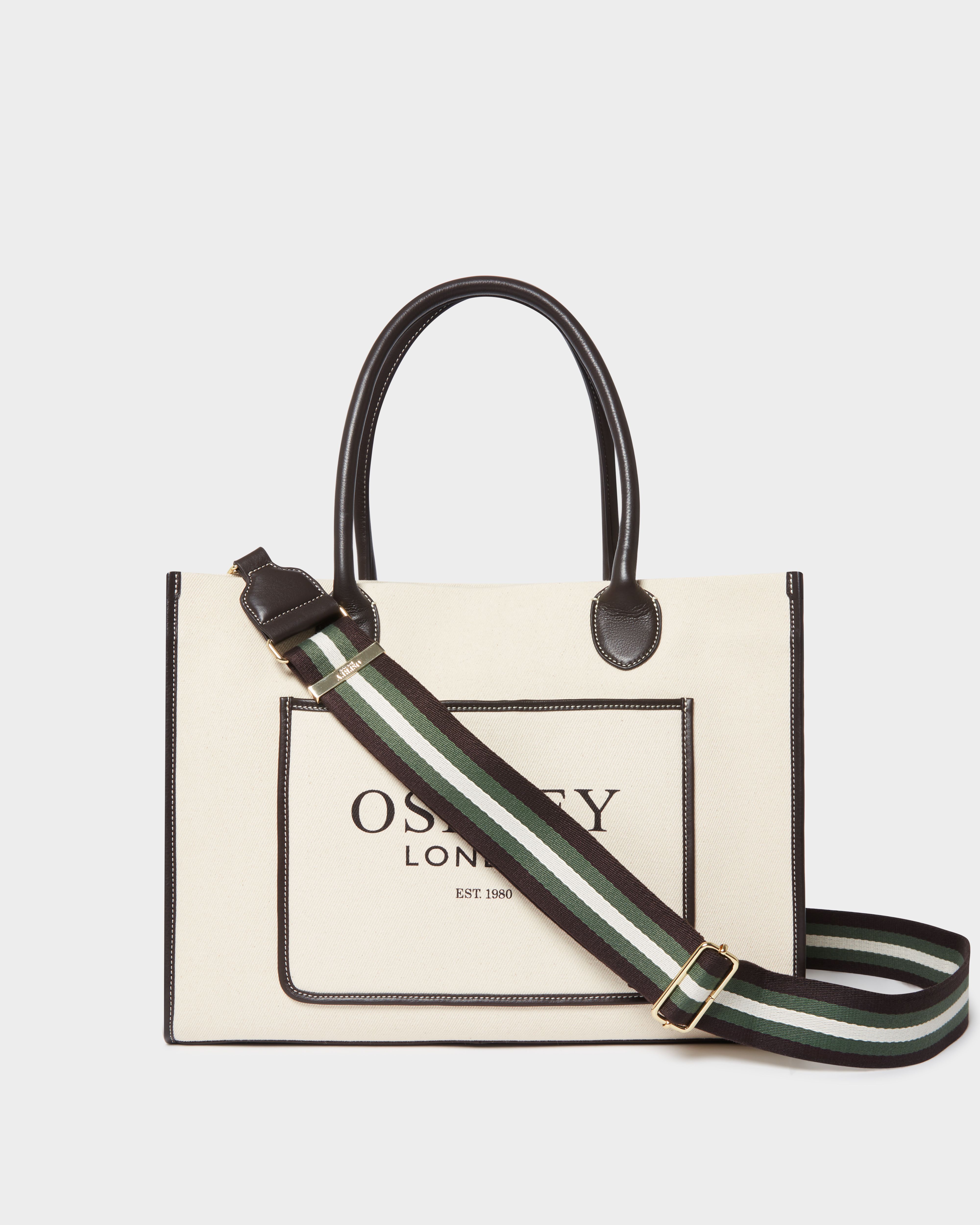 The Great Gaddesden Canvas Tote in Ivory