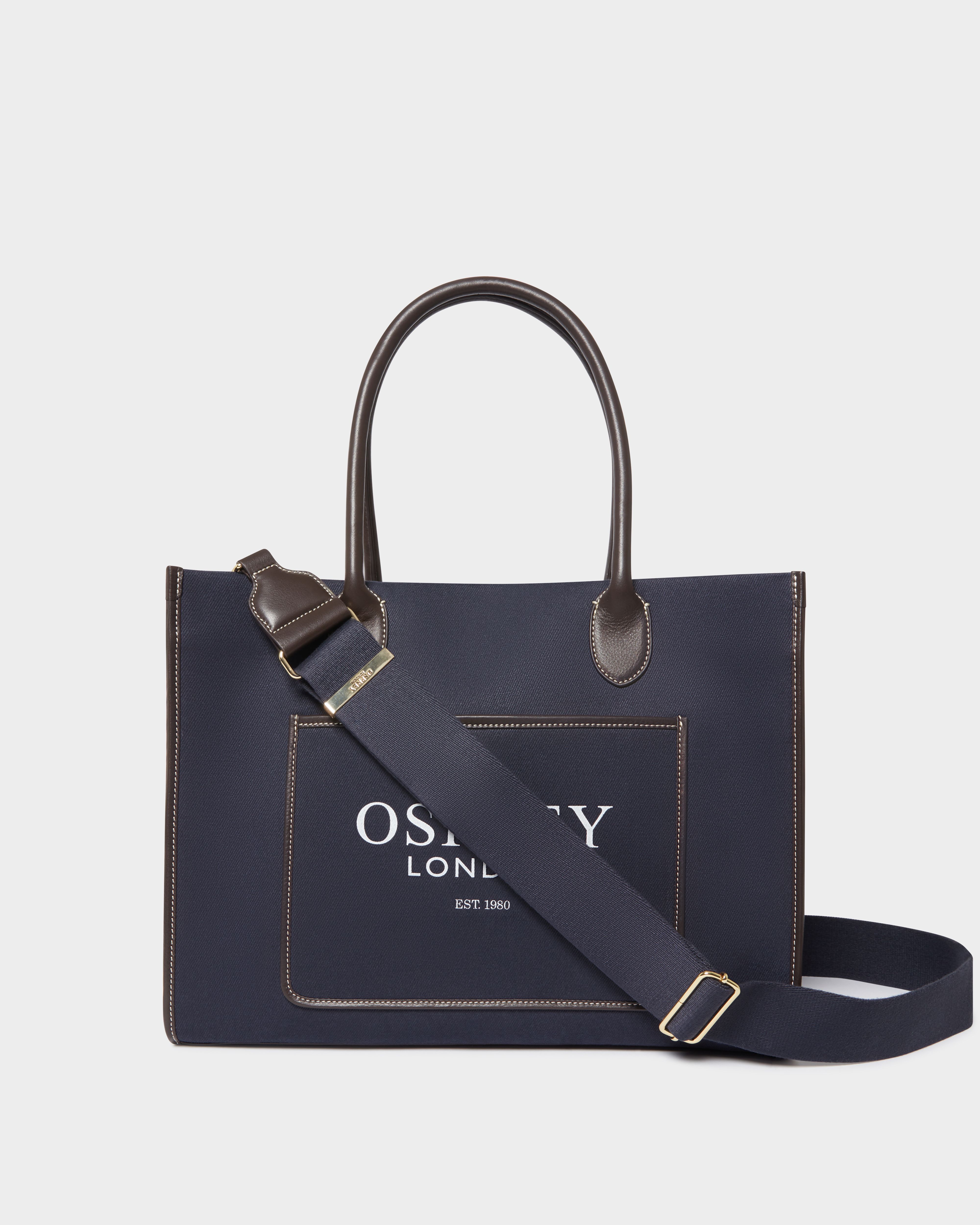 The Great Gaddesden Canvas Tote in Navy
