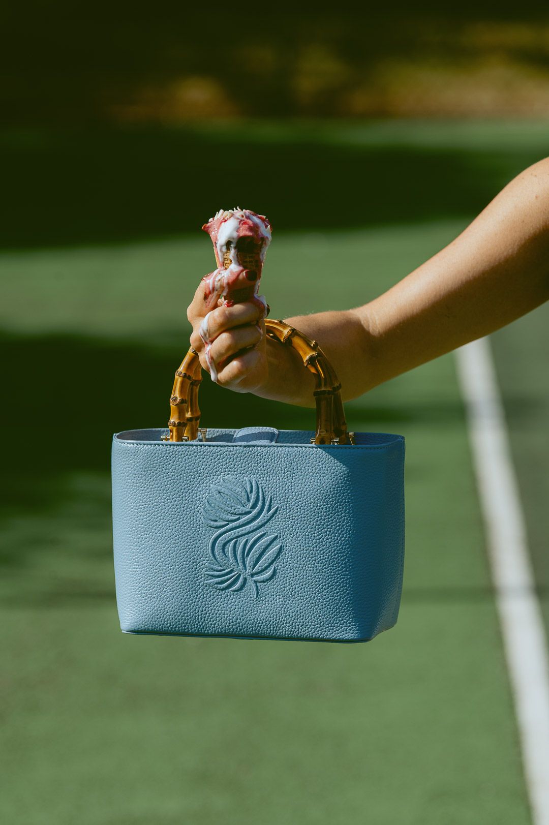 The Luxe Clio Leather Mini Grab | OSPREY LONDON | Osprey London