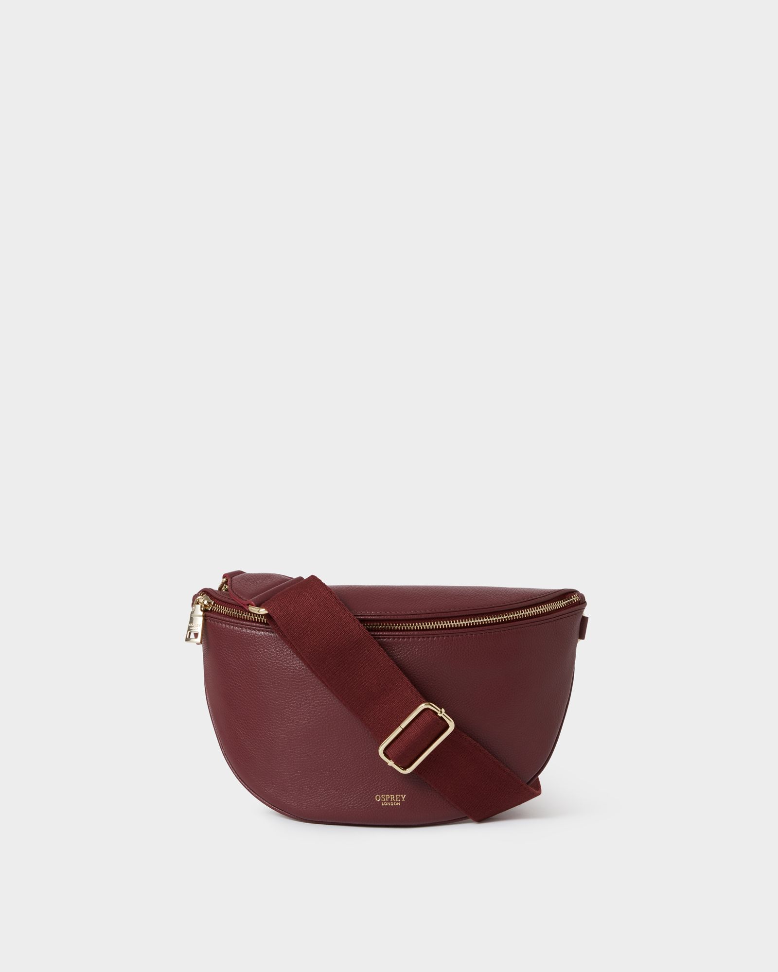 Image number 1 of The Hendrix Leather Sling Bag in Merlot