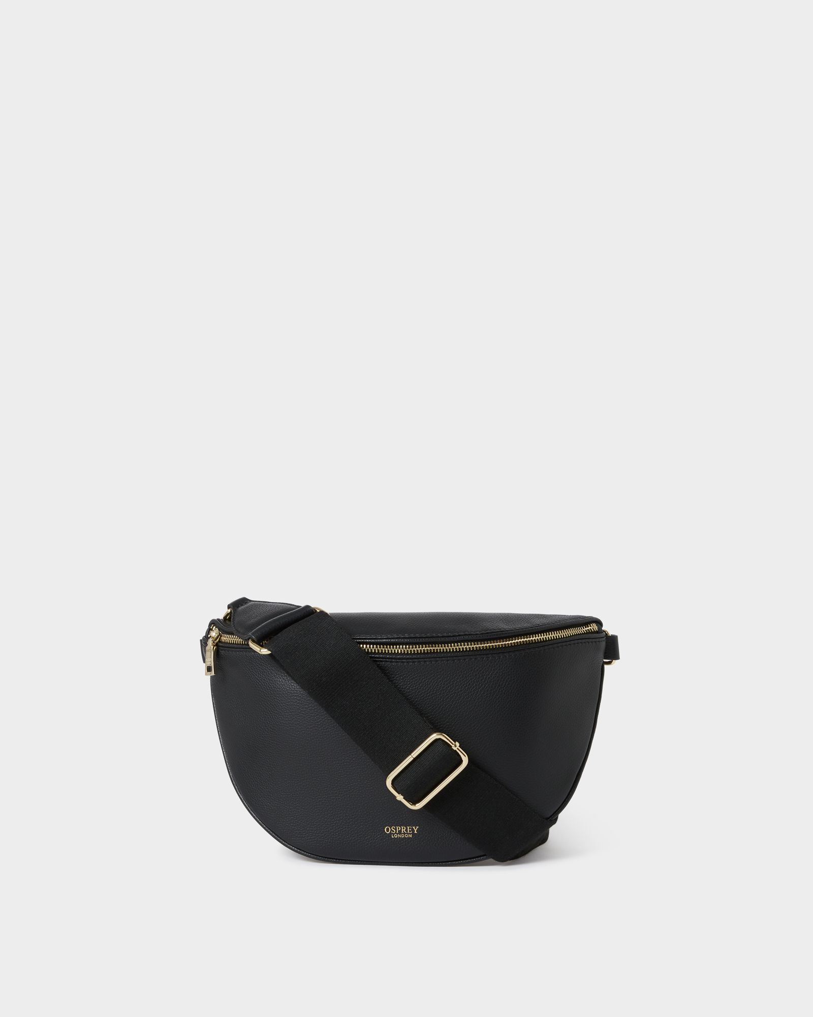 Image number 1 of The Hendrix Leather Sling Bag in Black
