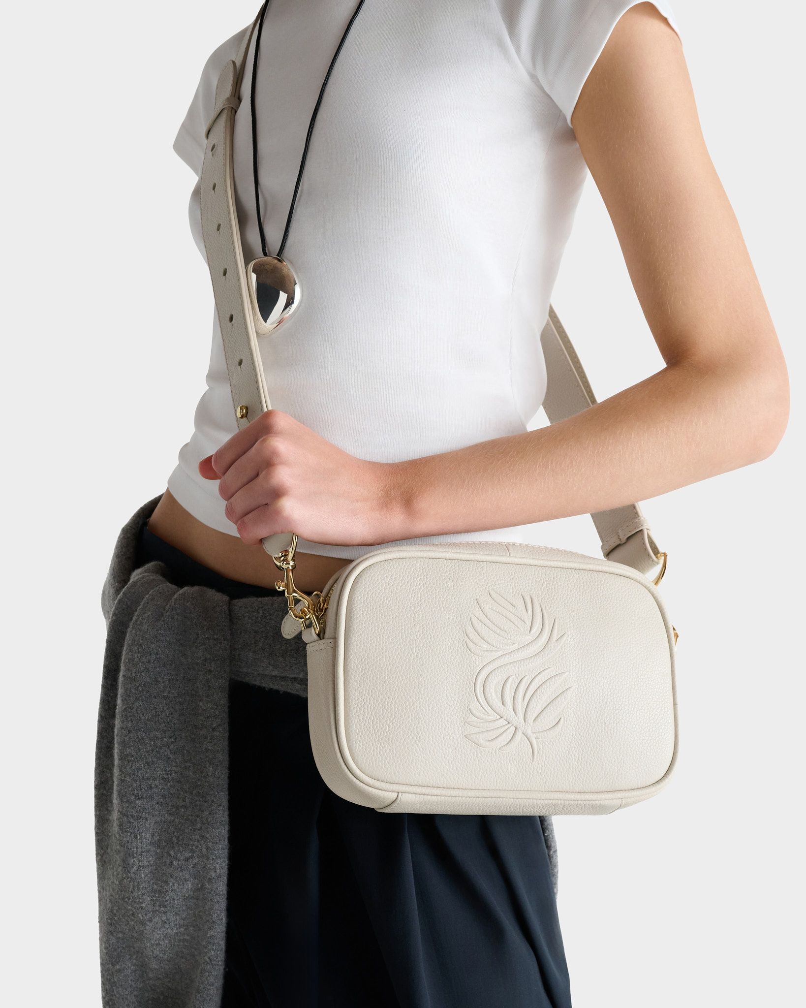 The Luxe Roma Leather Crossbody