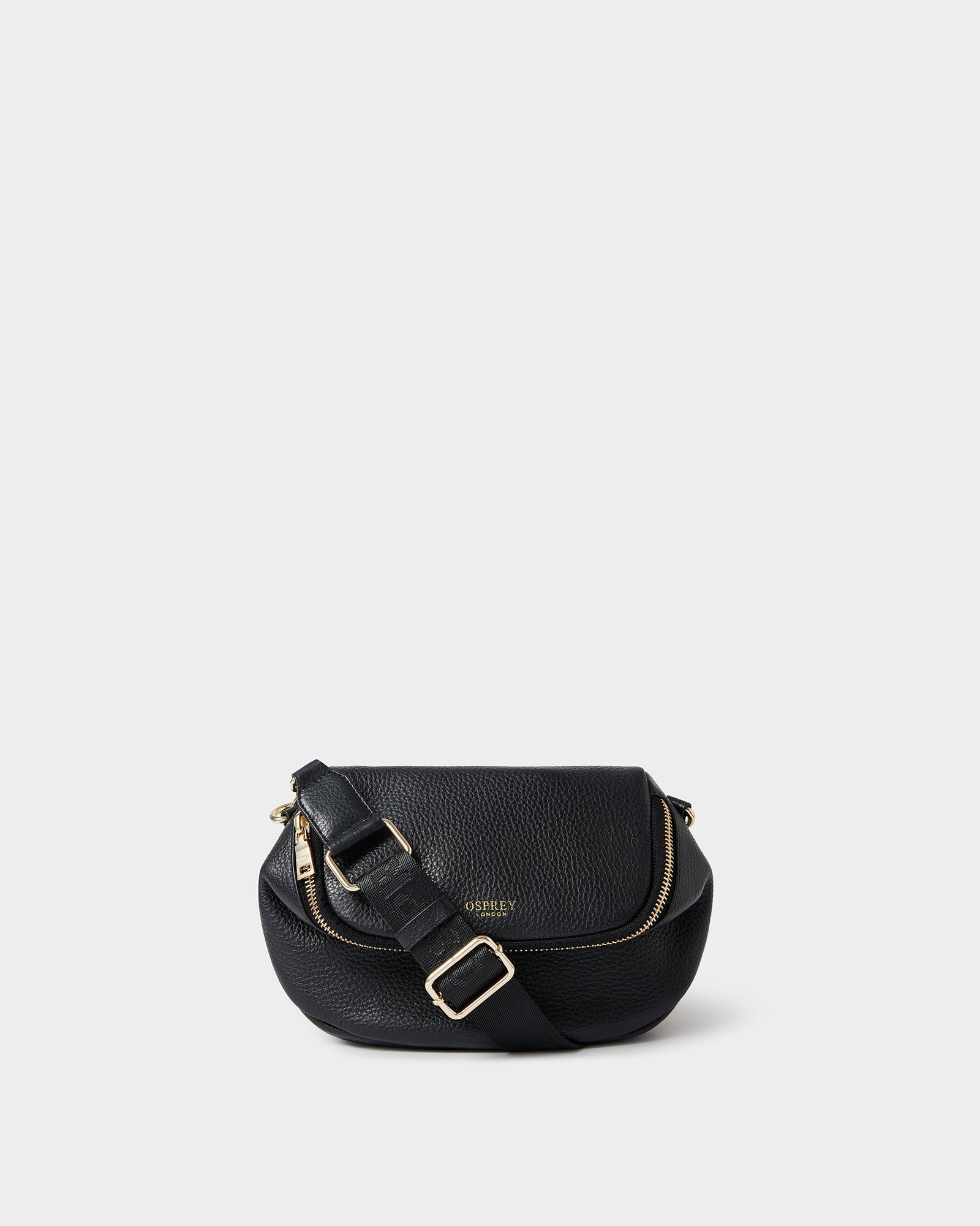 Image number 1 of The Crumple Leather Sling in Black