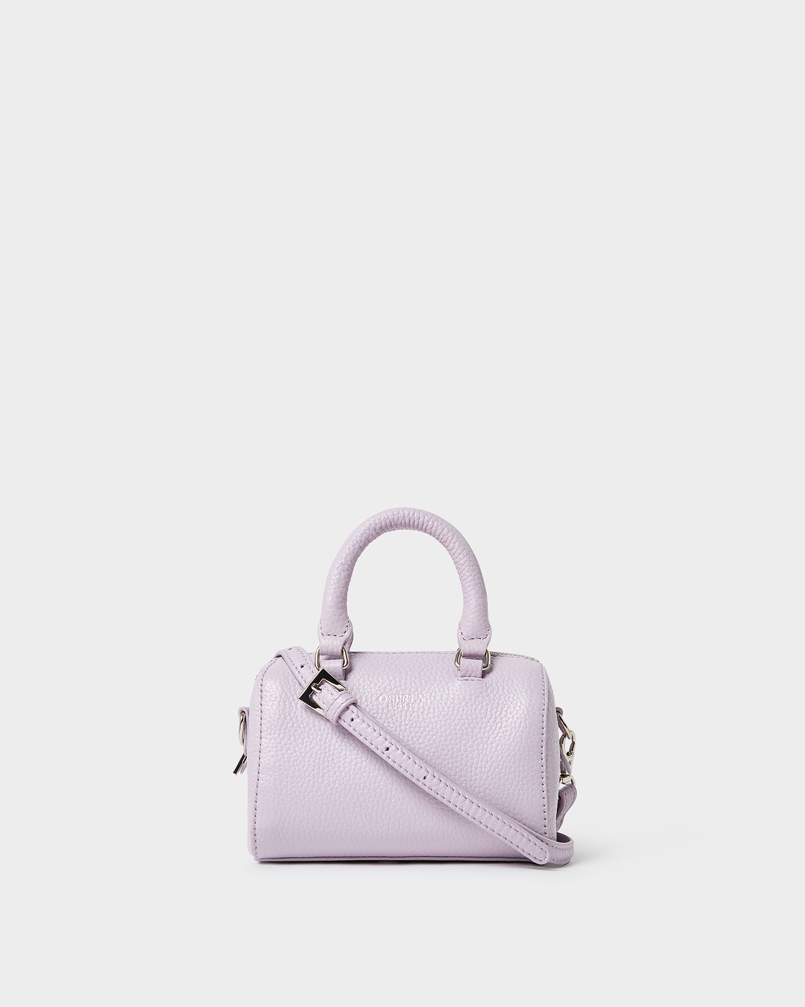 The Madison Leather Barrel Bag in Parma