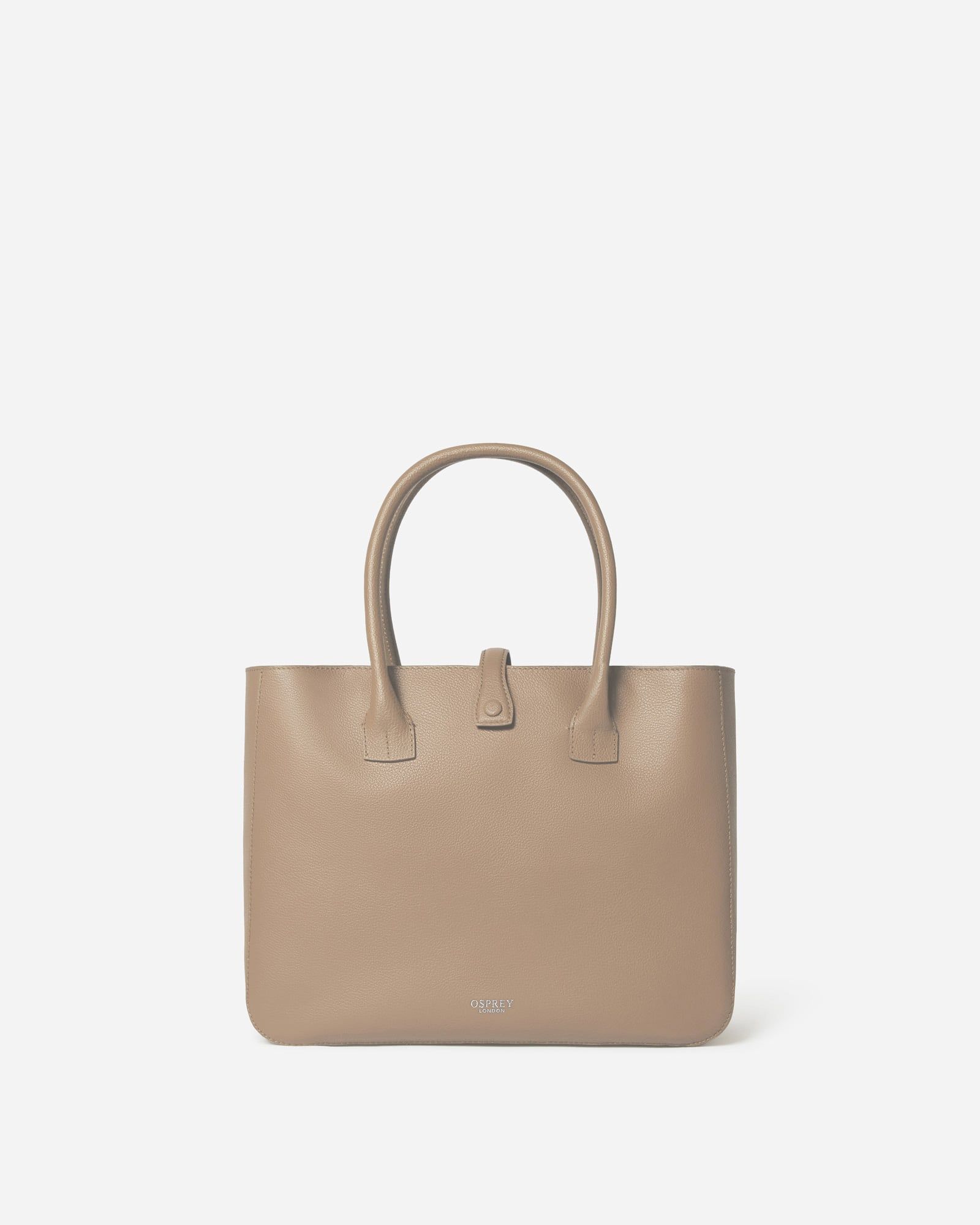 Image number 1 of The Islander Leather Tote Bag in Latte