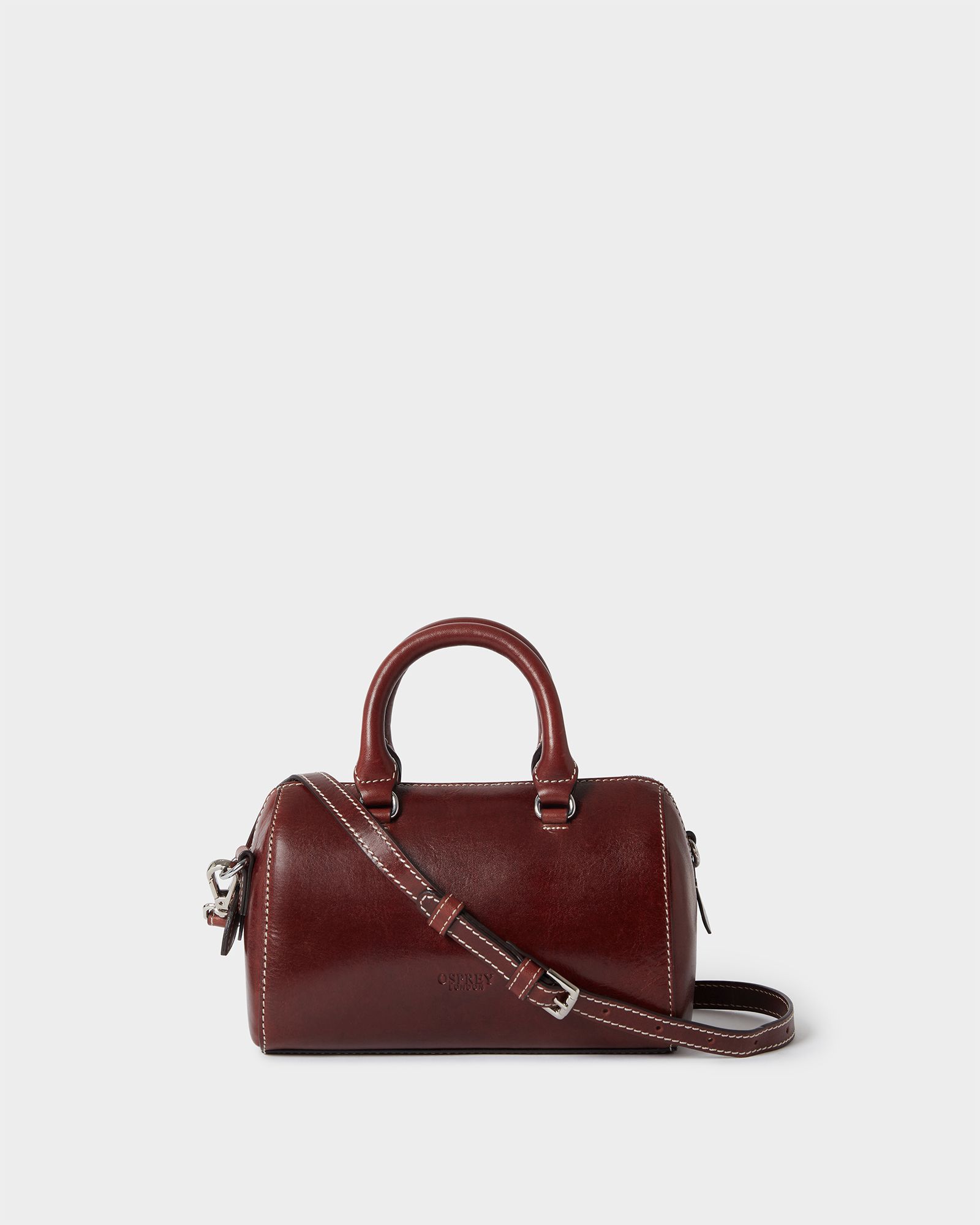Image number 1 of The Madison Leather Barrel Bag