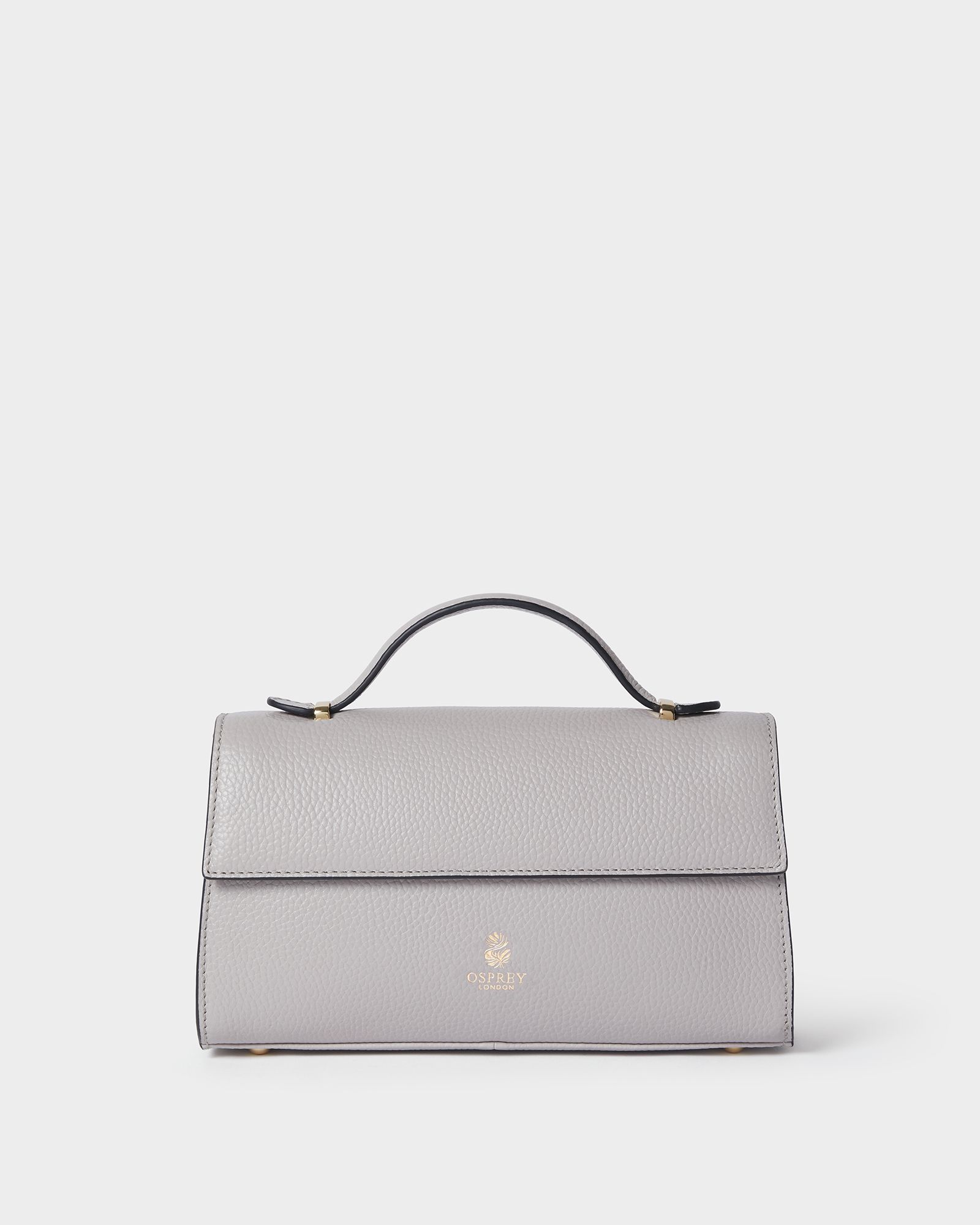 Image number 1 of The Hathaway Leather Top Handle Bag in Taupe