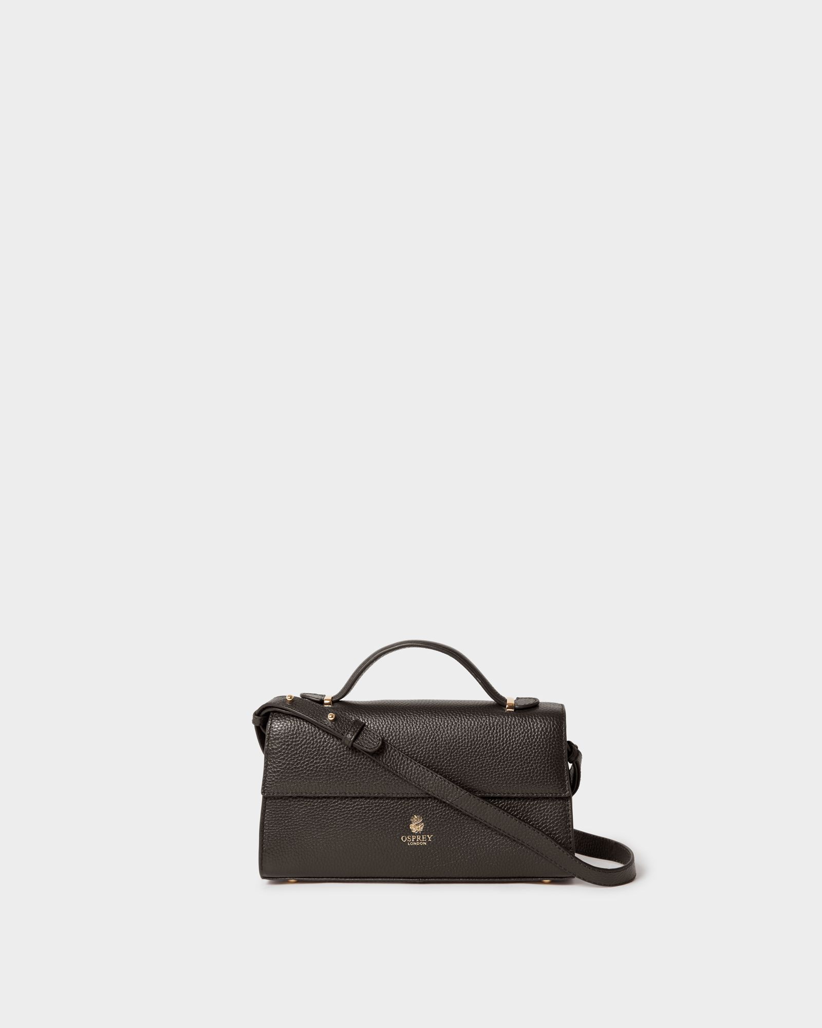 Image number 1 of The Hathaway Leather Top Handle Bag in Chocolate