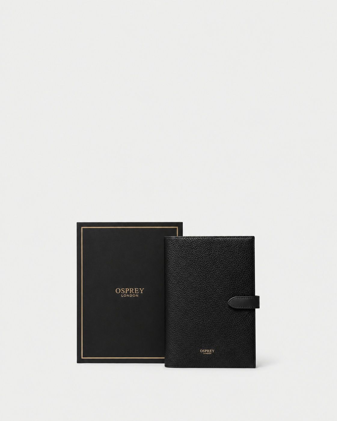 Image number 1 of The Quil A5 Refillable Leather Journal in Black