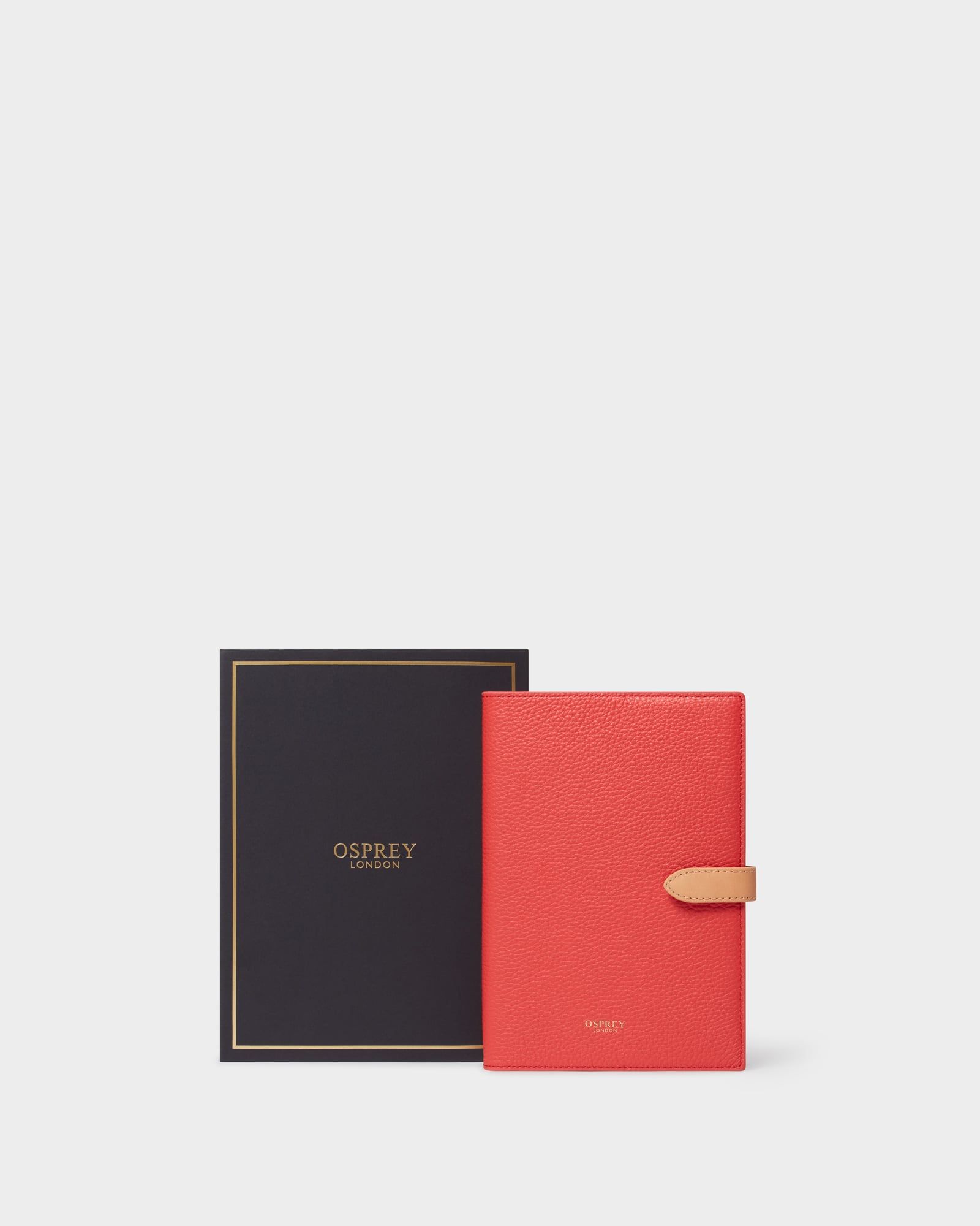 Image number 1 of The Quil A5 Refillable Leather Journal in Red