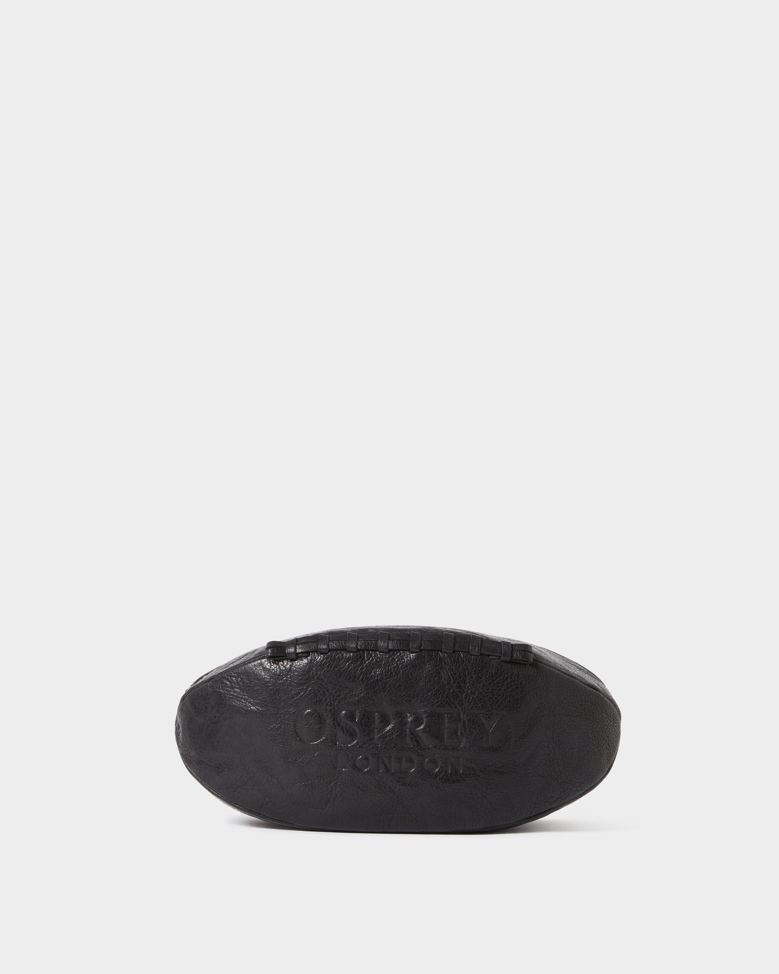 Image number 1 of The Rugger Leather Washbag in Black