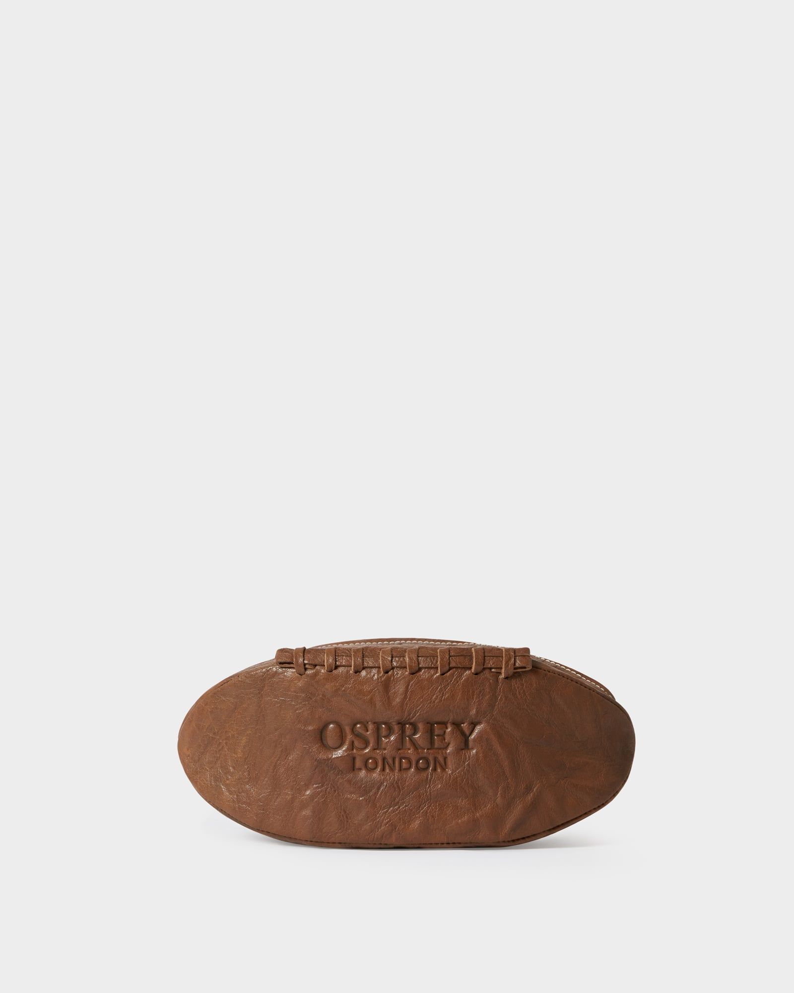 Image number 1 of The Rugger Leather Washbag in Tan