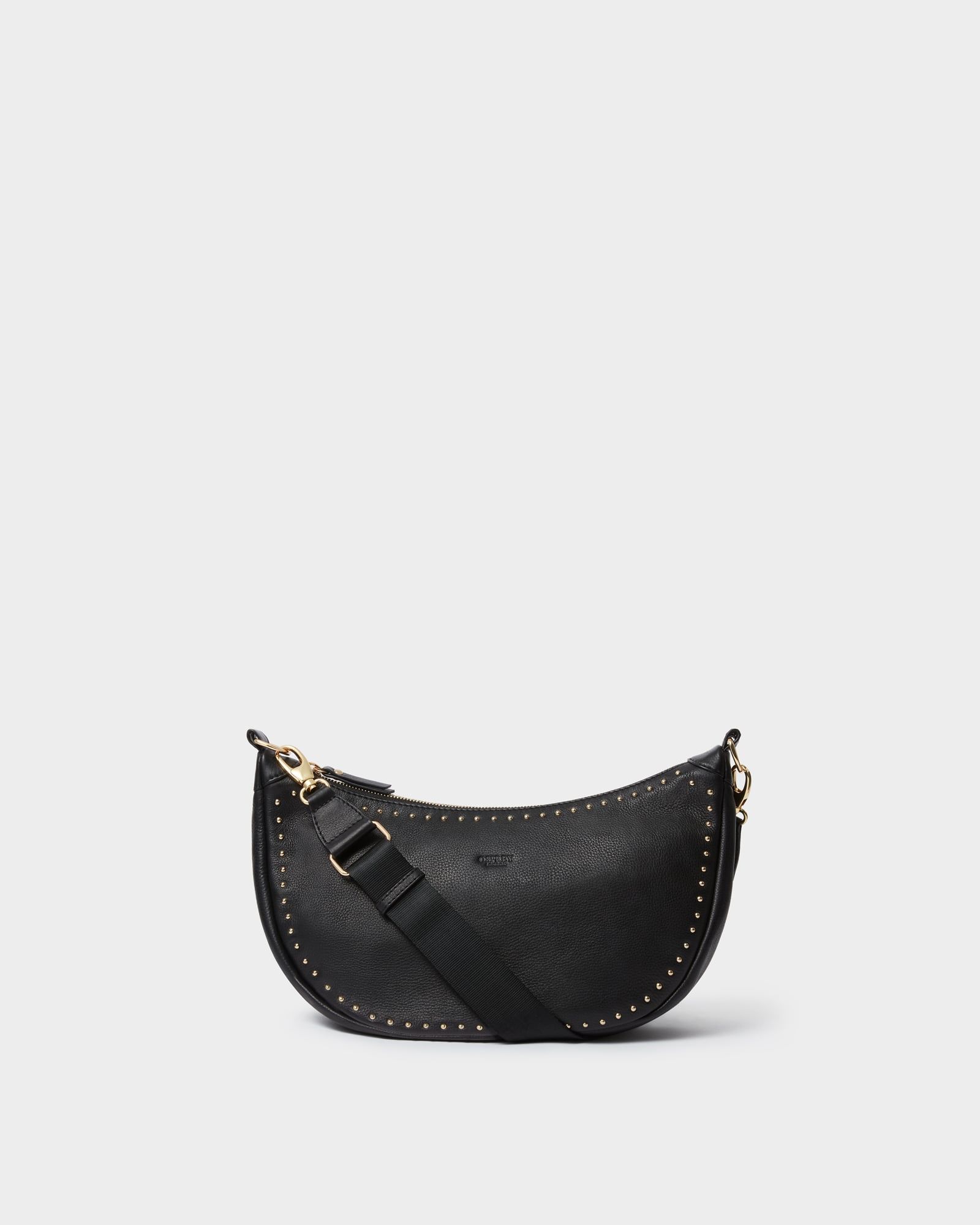 Image number 1 of The Studded Leather Sling in Black