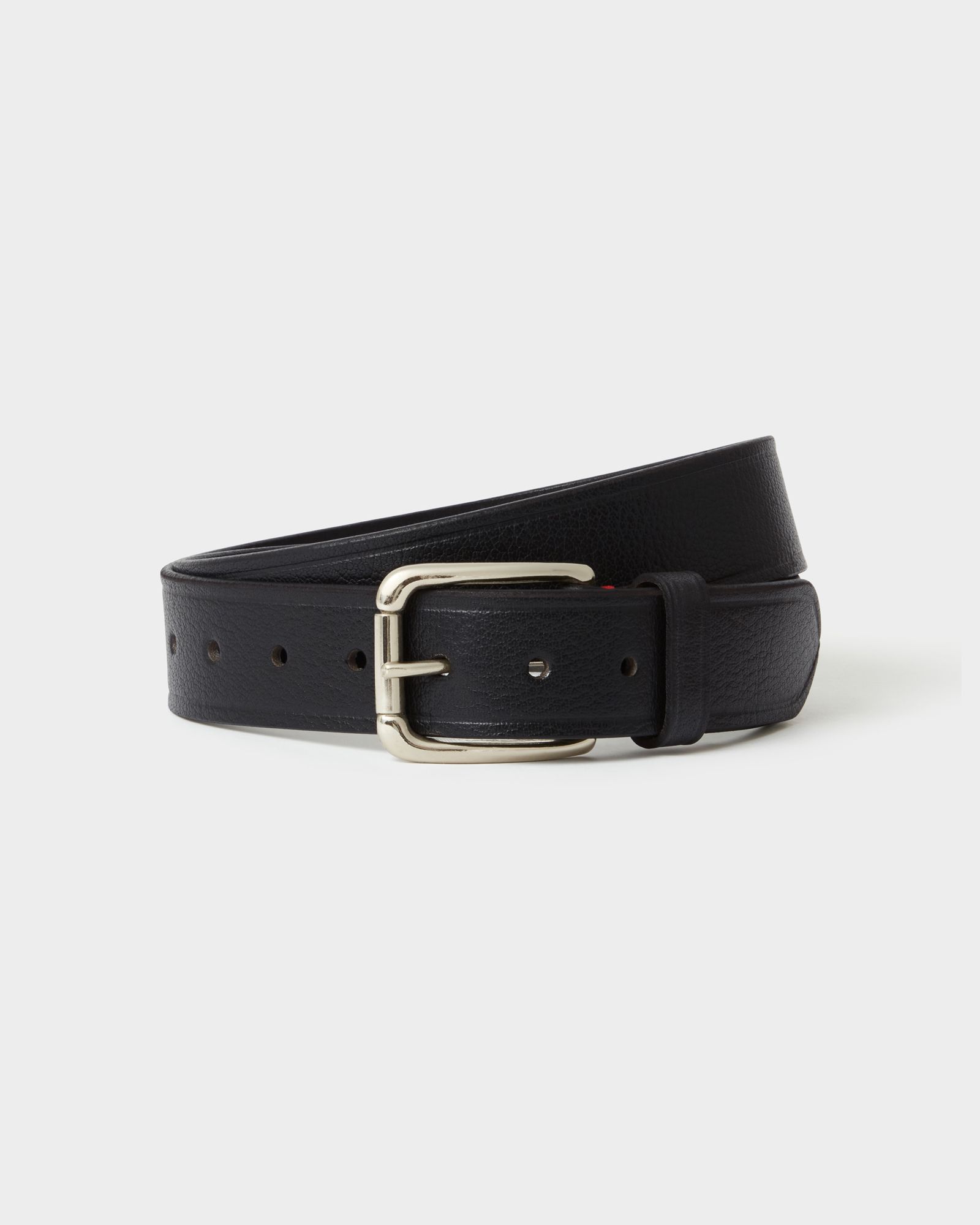 Image number 1 of The Highlander Leather Belt in Black