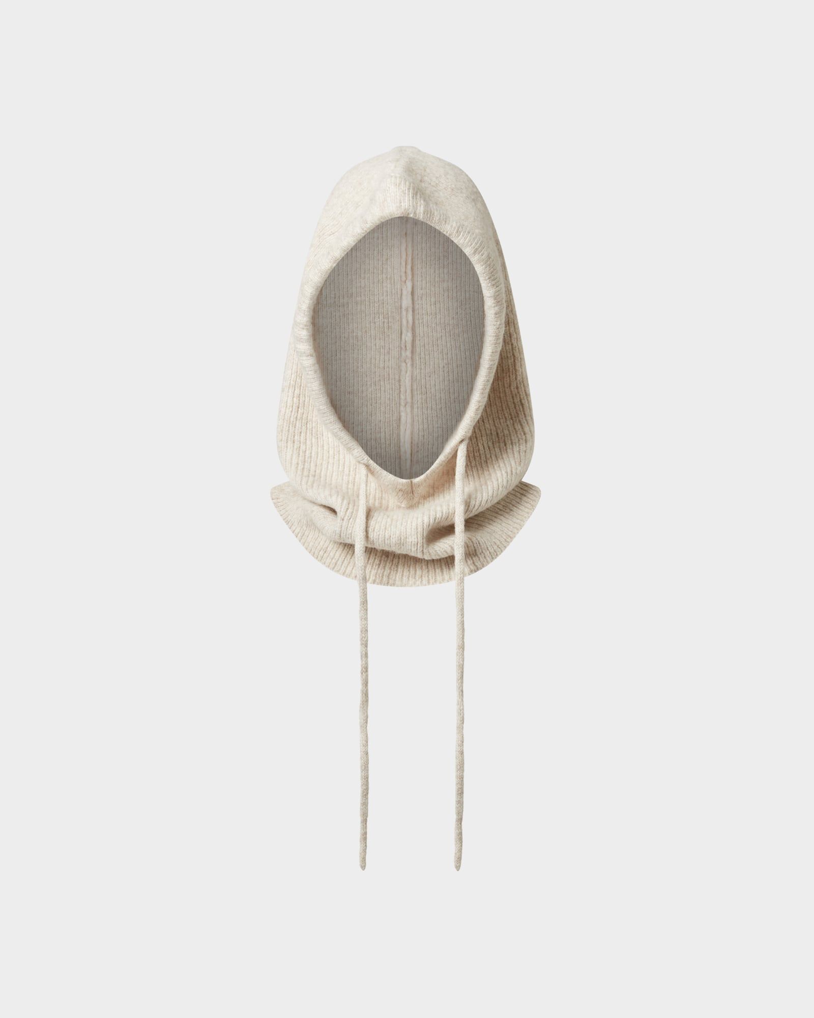 Image number 1 of The Sienna Knitted Hood in Taupe