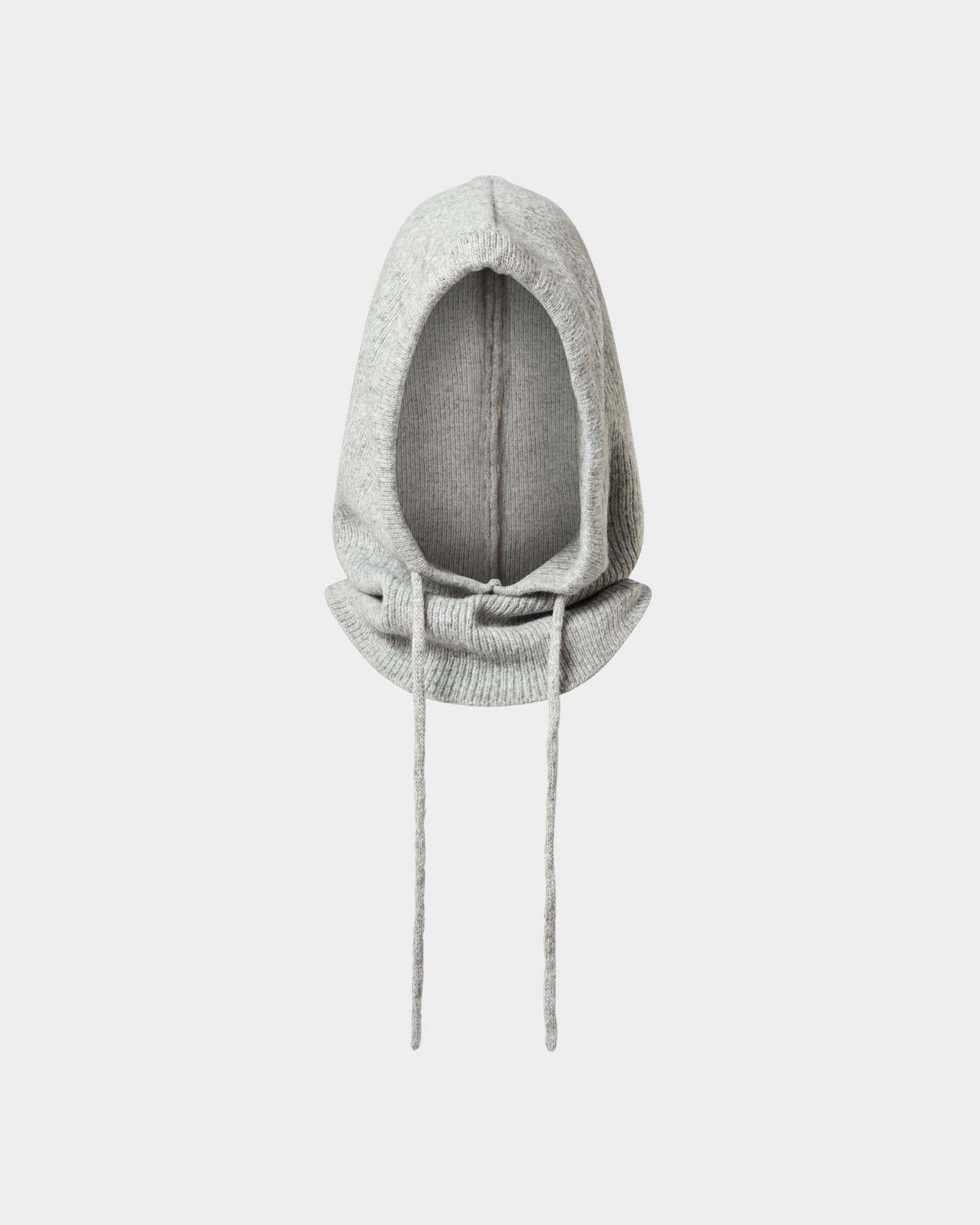 Image number 1 of The Sienna Knitted Hood in Grey