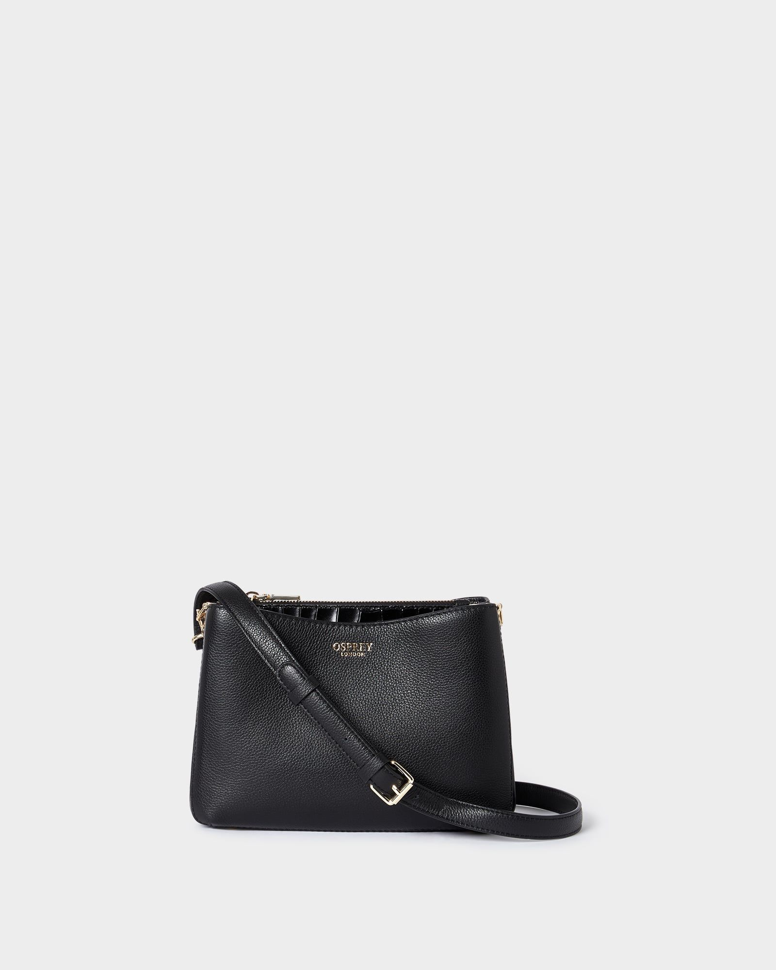 Image number 1 of The Winchester Leather Crossbody in Black